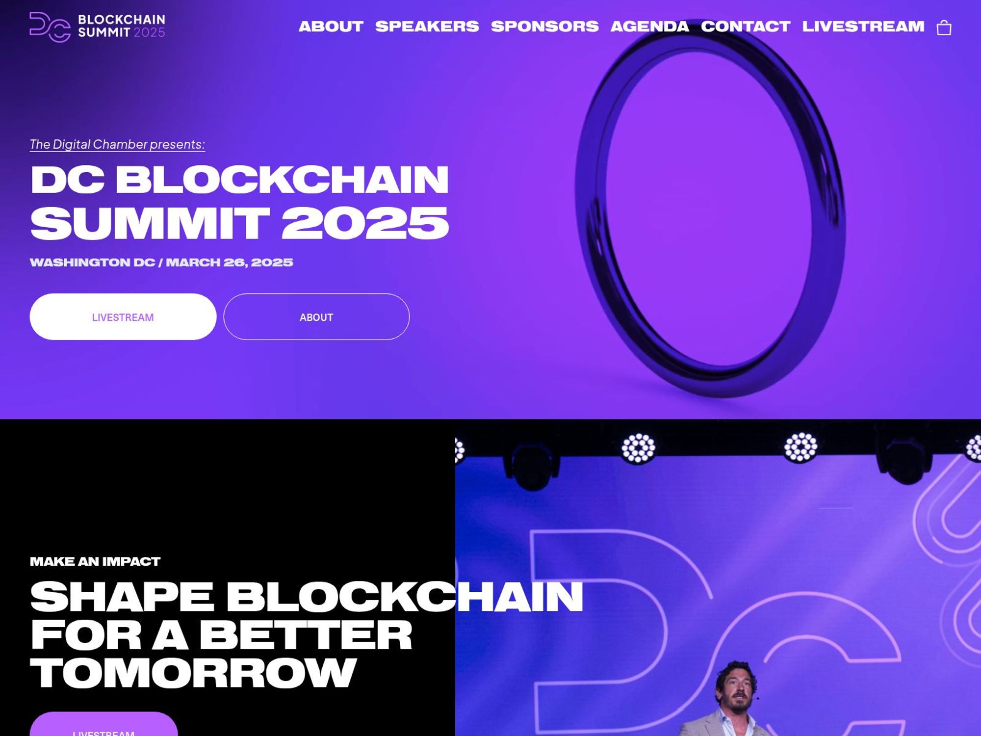 DC Blockchain Summit 2025 screenshot