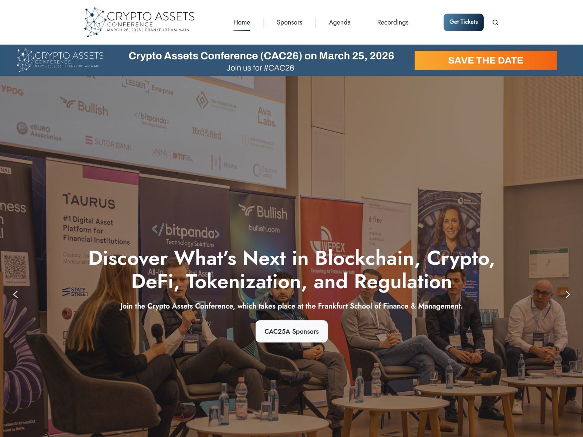 Crypto Assets Conference 2026 (CAC26) screenshot
