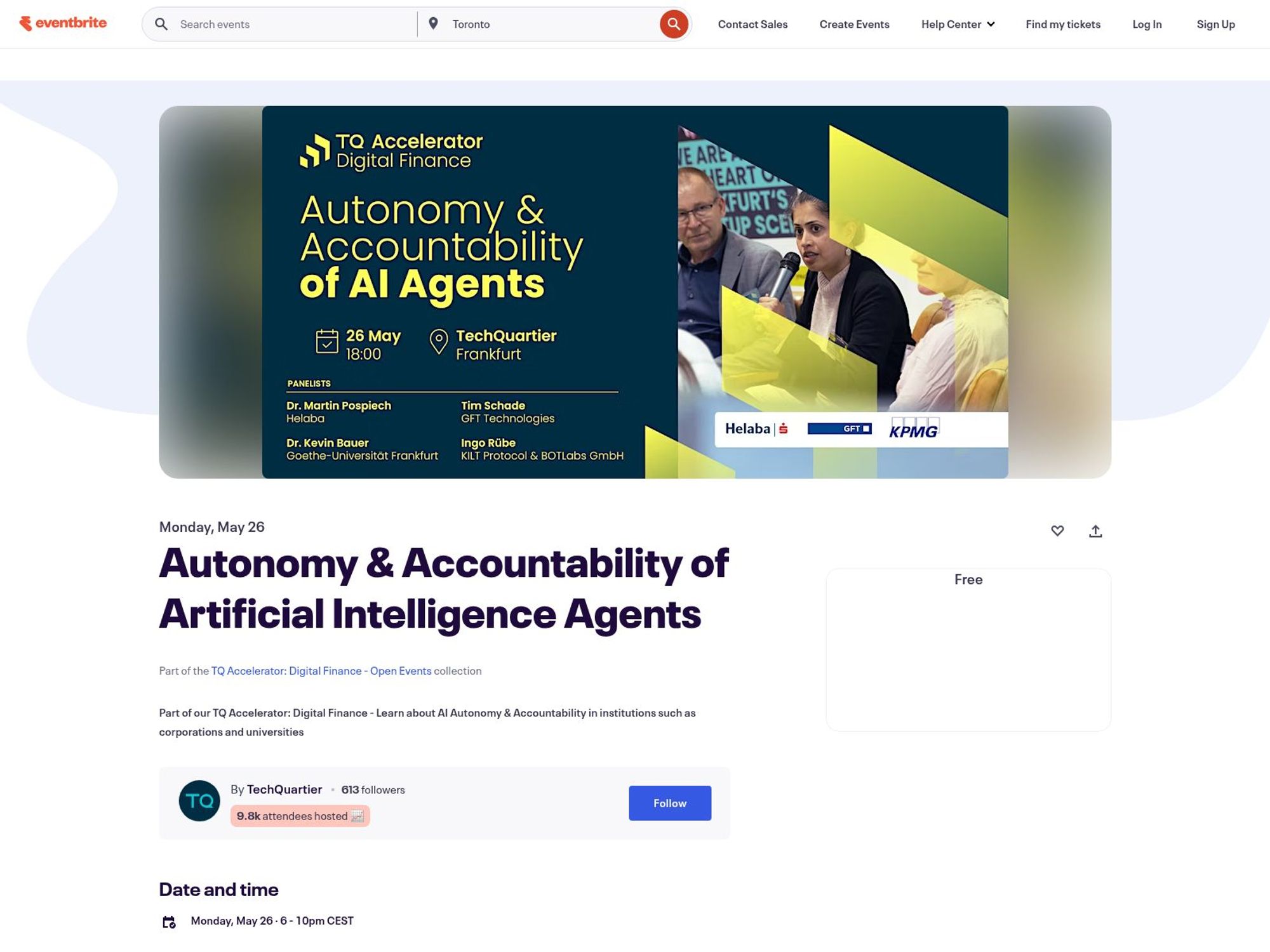 Autonomy & Accountability of Artificial Intelligence Agents (TQ Accelerator: Digital Finance) screenshot