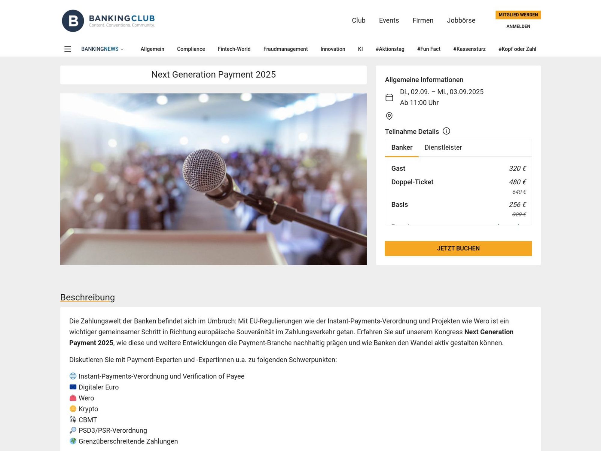 Next Generation Payment 2025 website