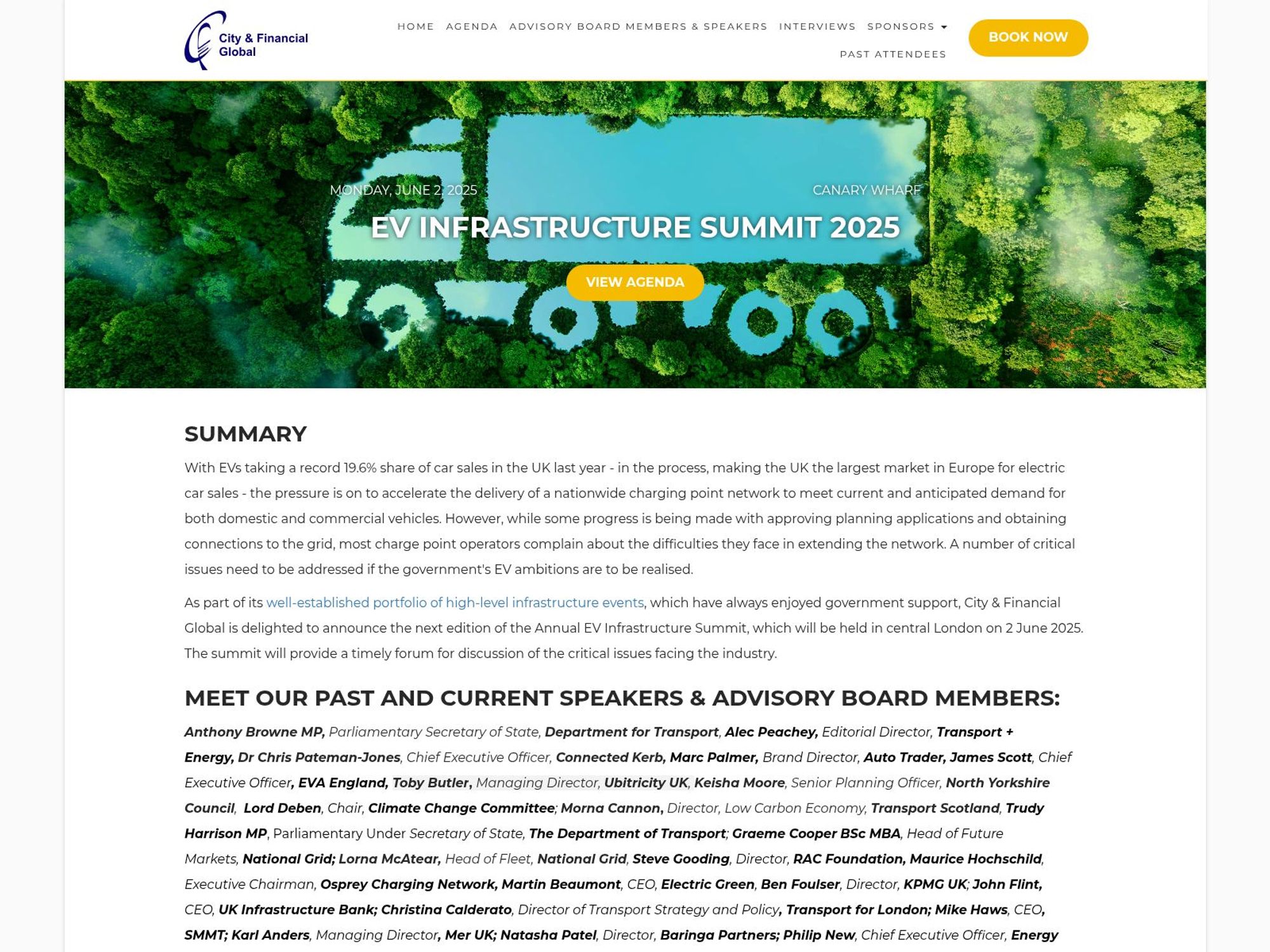 EV Infrastructure Summit 2025 screenshot