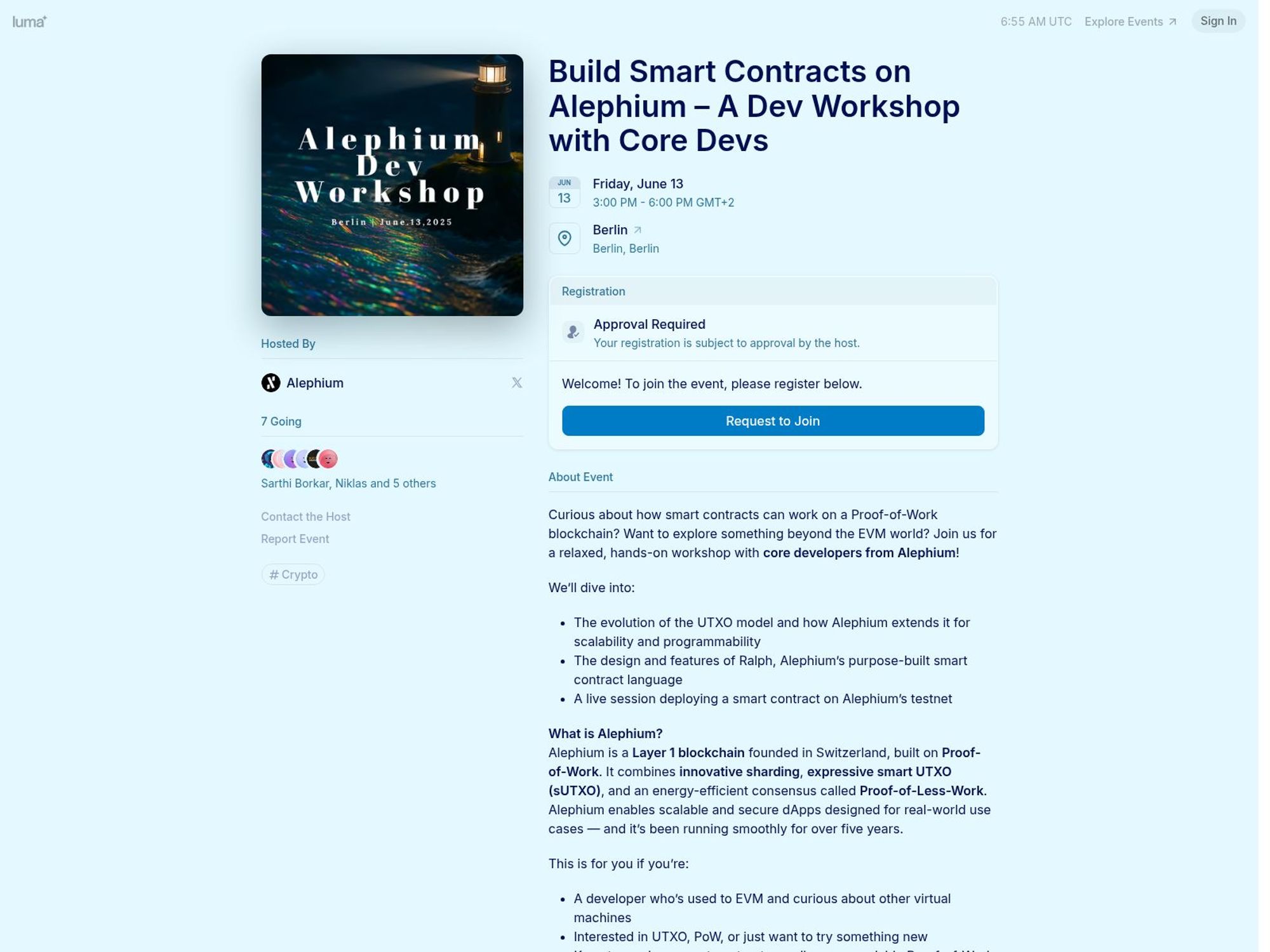 Build Smart Contracts on Alephium – A Dev Workshop with Core Devs screenshot