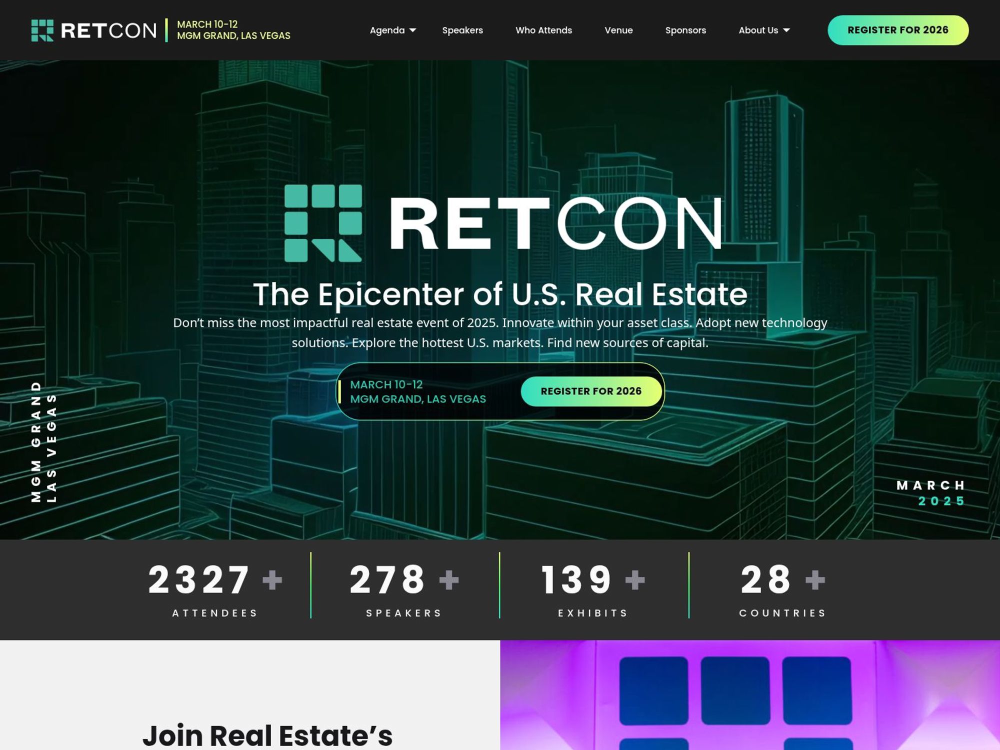 RETCON 2025 website