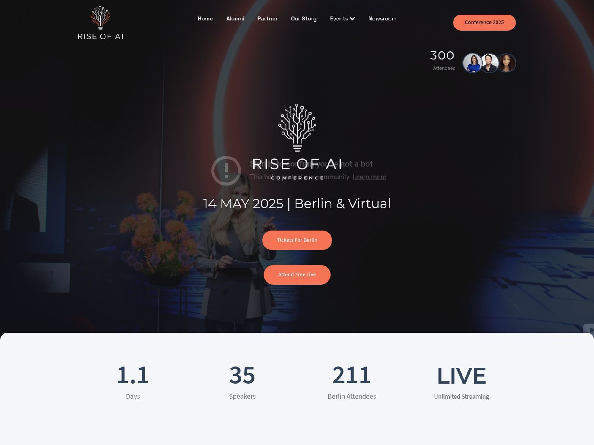 Rise of AI Conference 2025 screenshot