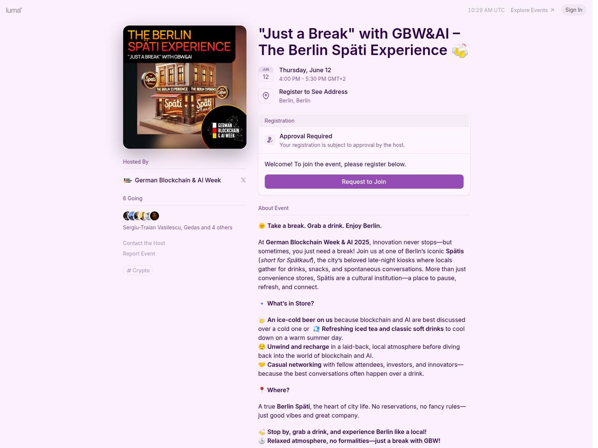 "Just a Break" with GBW&AI – The Berlin Späti Experience 🍻 screenshot