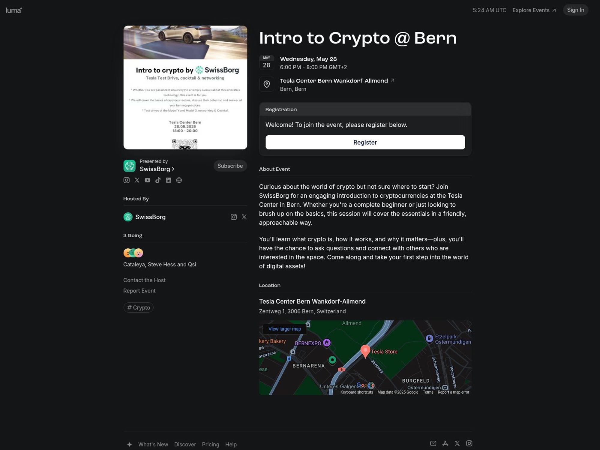 Intro to Crypto @ Bern screenshot