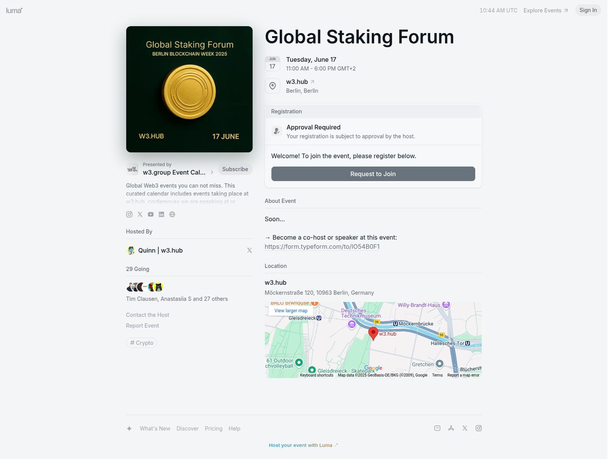 Global Staking Forum screenshot