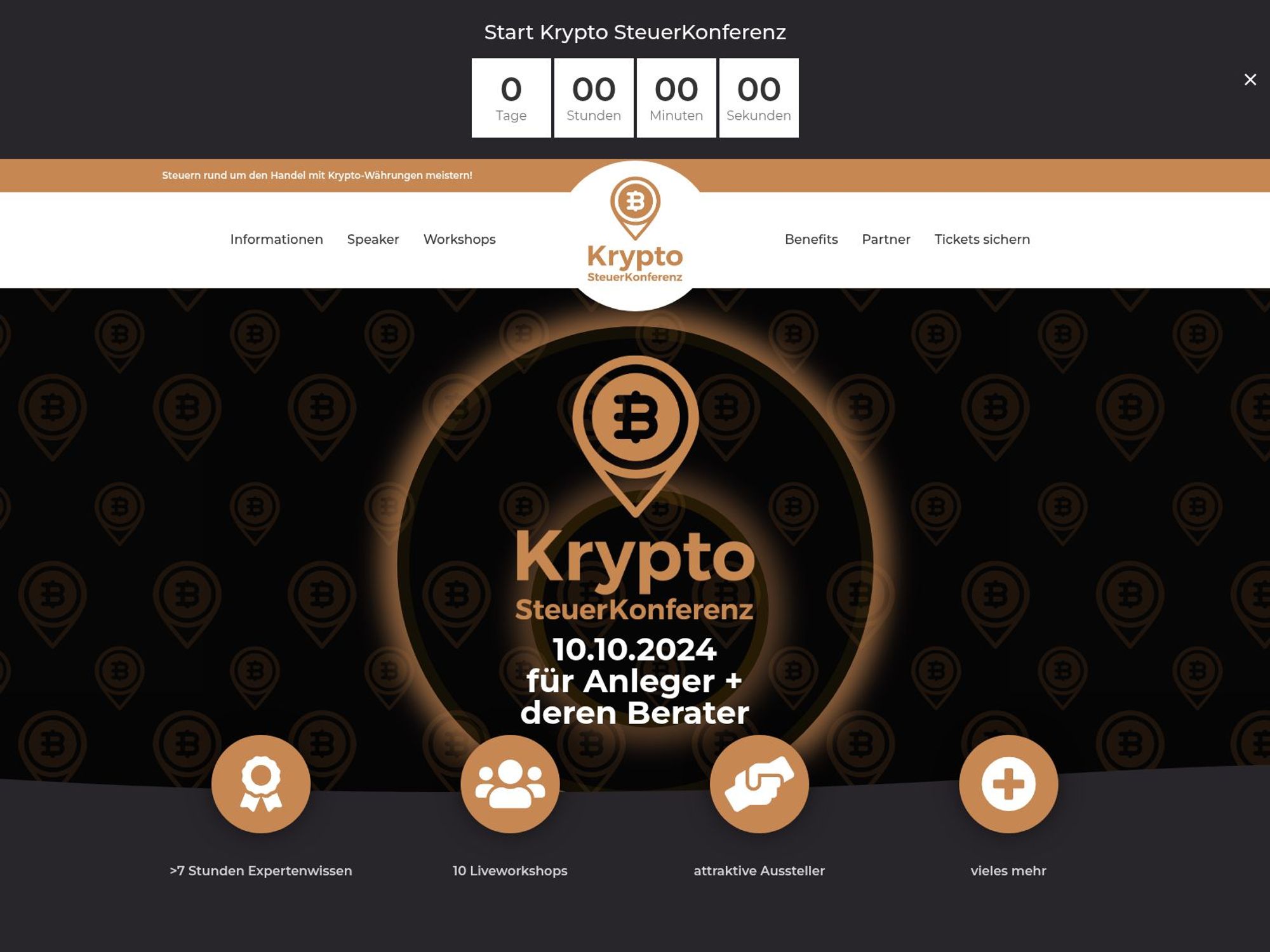 Krypto SteuerKonferenz 2022 screenshot