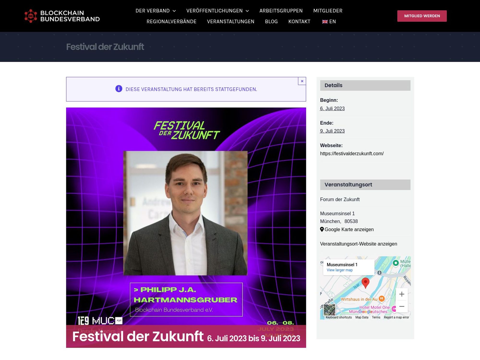 Festival der Zukunft 2023 screenshot