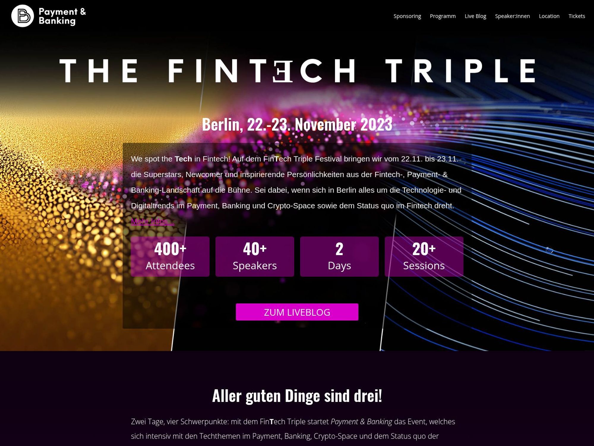 Fintech-Triple Festival screenshot