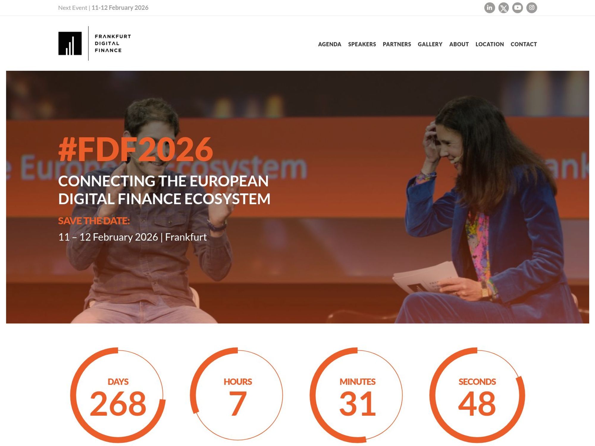 FRANKFURT DIGITAL FINANCE screenshot