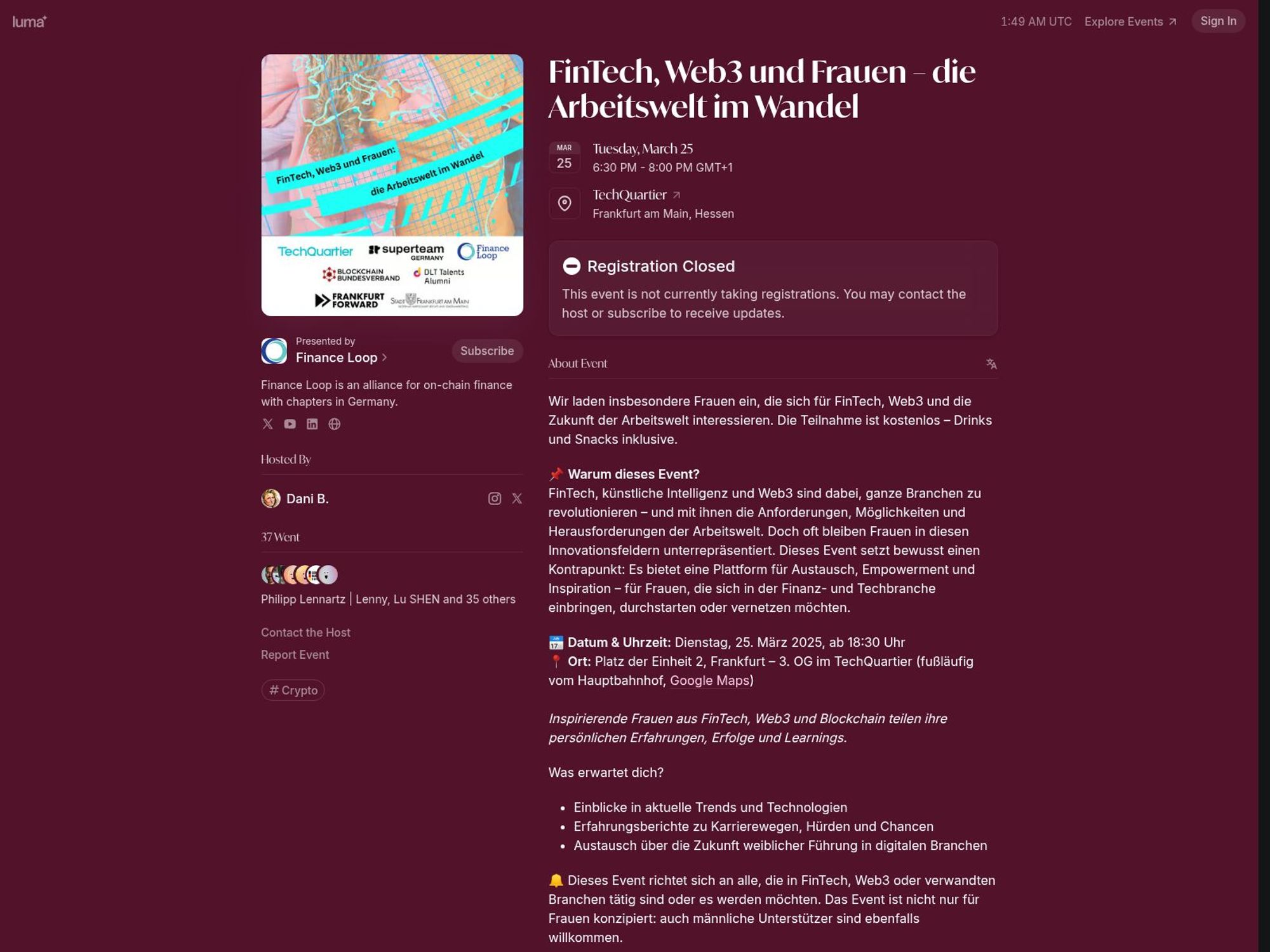 FinTech, Web3 und Frauen – die Arbeitswelt im Wandel screenshot