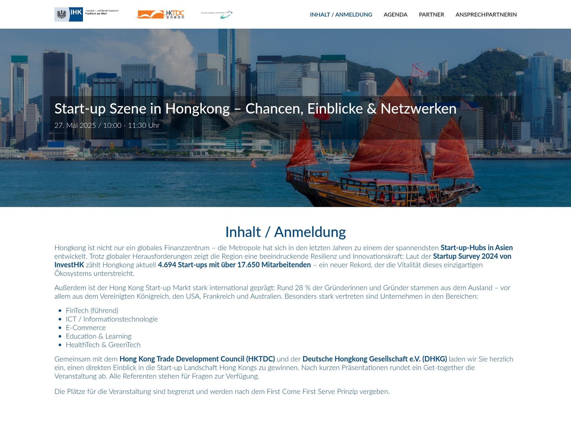 Start-up Szene in Hongkong – Chancen, Einblicke & Netzwerken screenshot