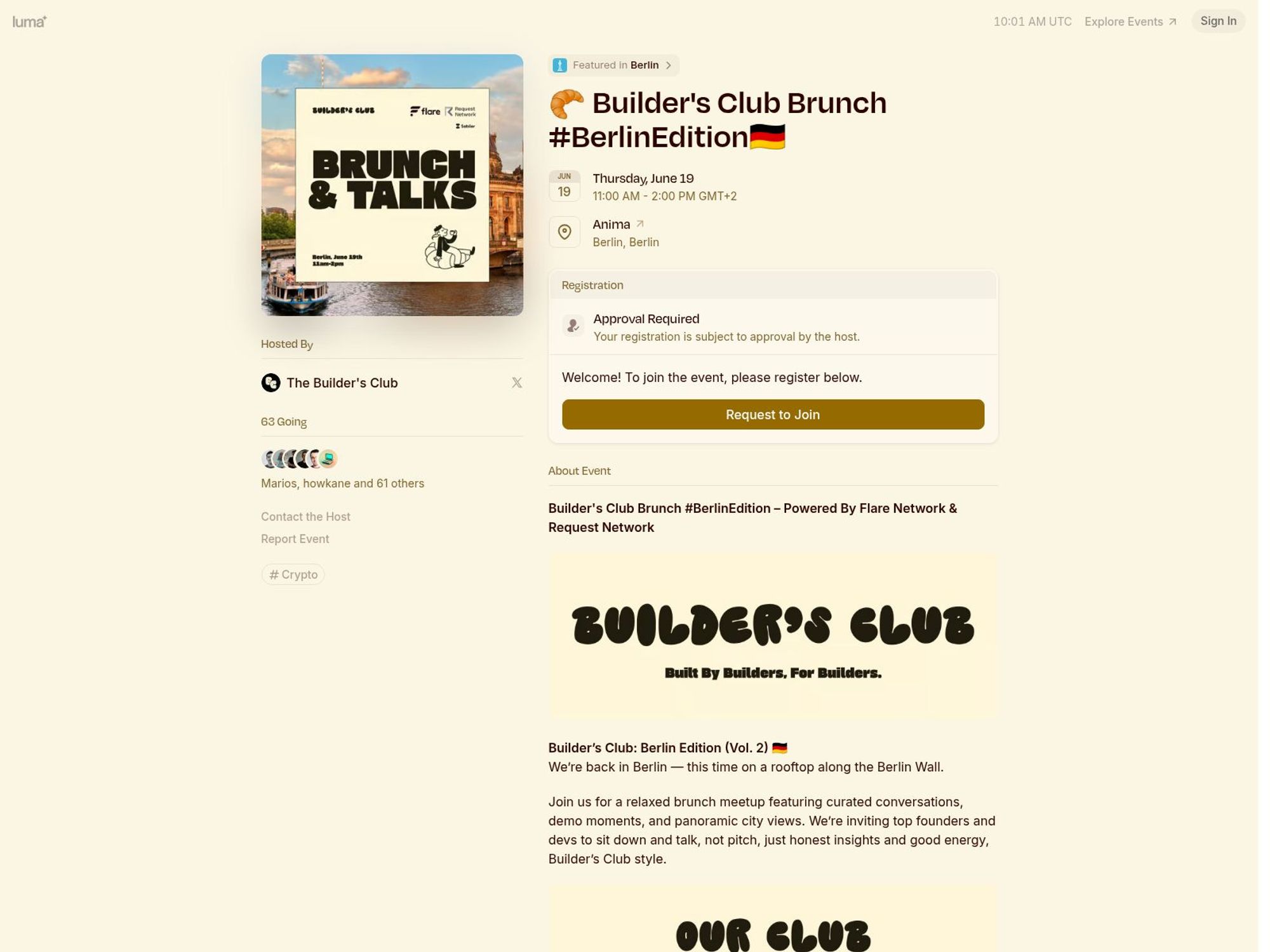 Berlin 🥐 Builder's Club Brunch #BerlinEdition🇩🇪 screenshot