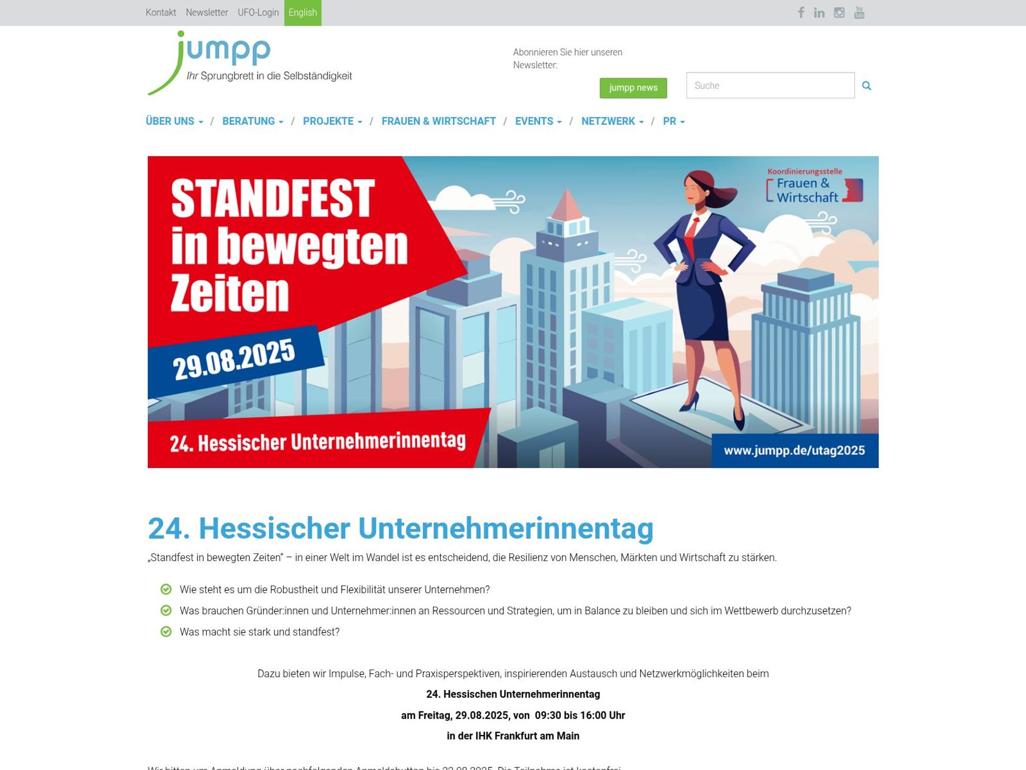 24. Hessischer Unternehmerinnentag screenshot