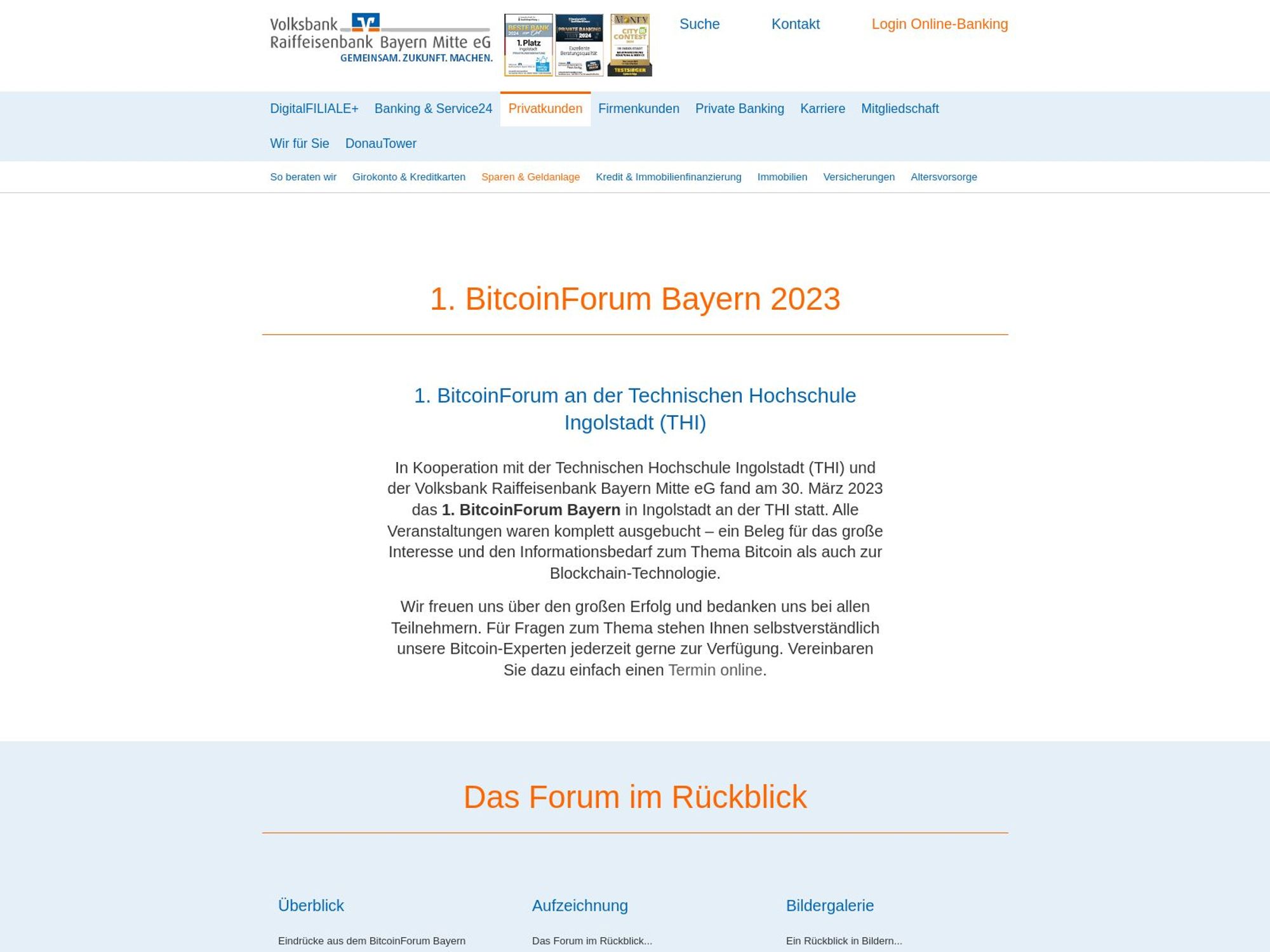 BitcoinForum 2025 website
