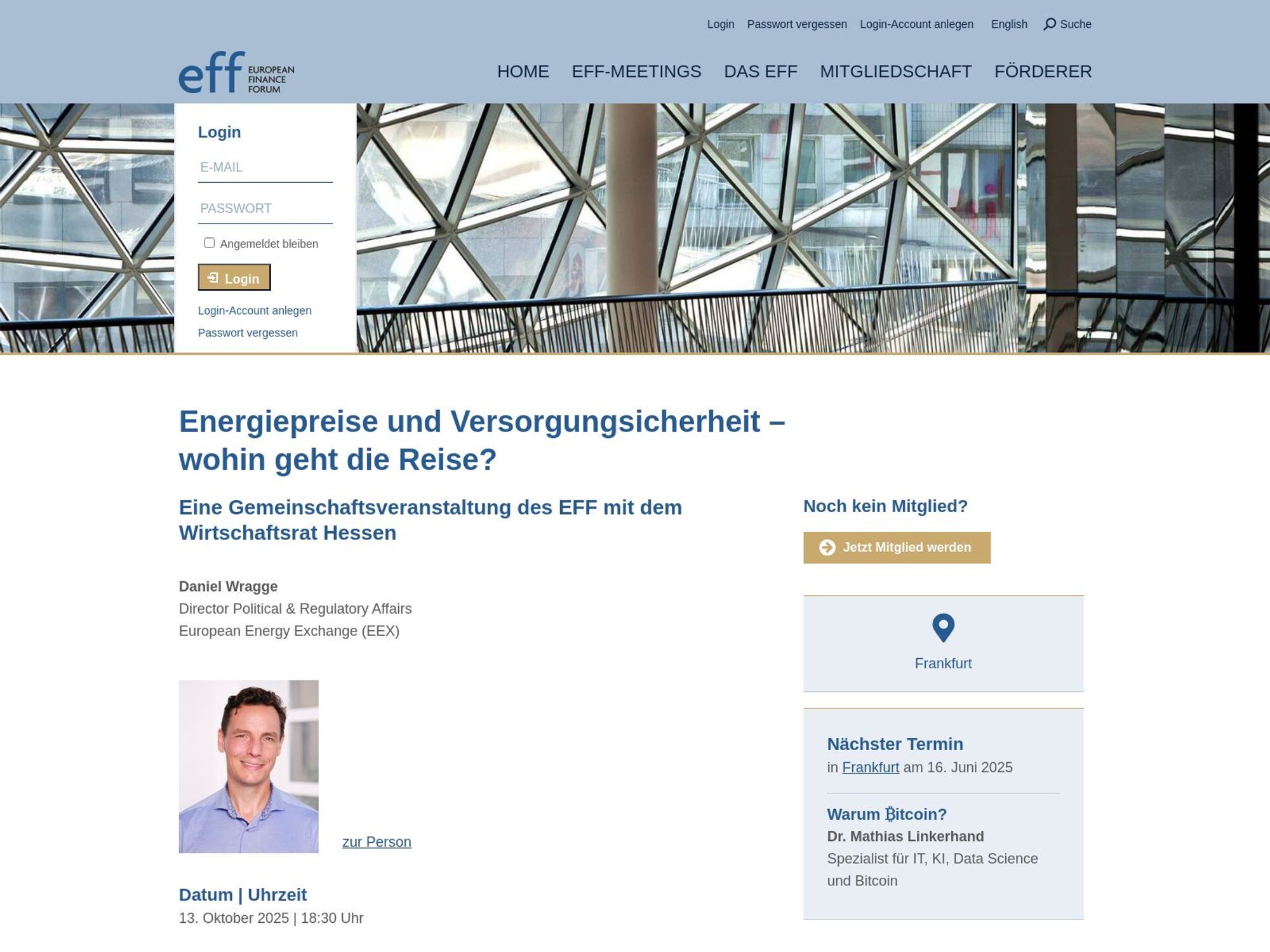 Energiepreise und Versorgungsicherheit – wohin geht die Reise? screenshot