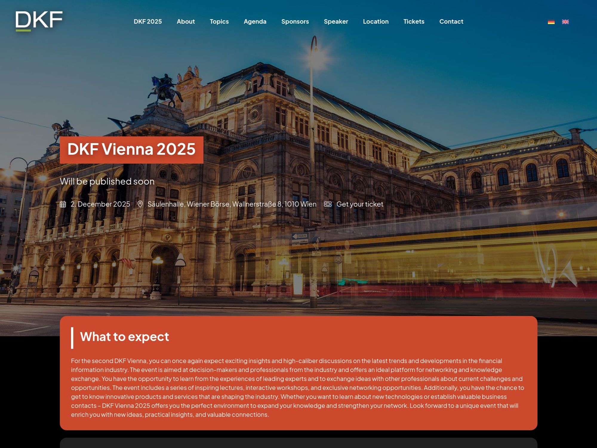 DKF Vienna 2025 screenshot