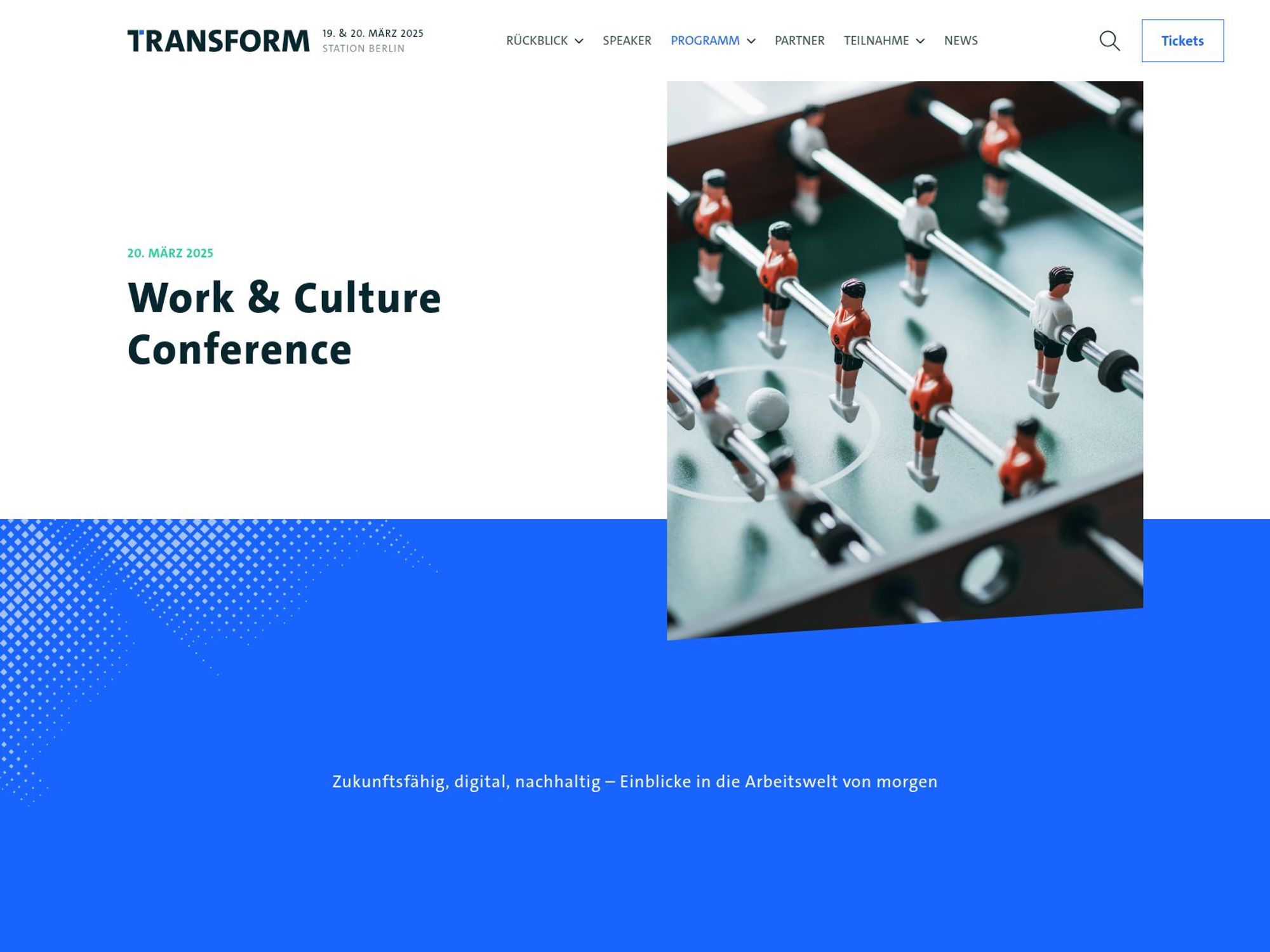 Work & Culture Conference 2025 screenshot