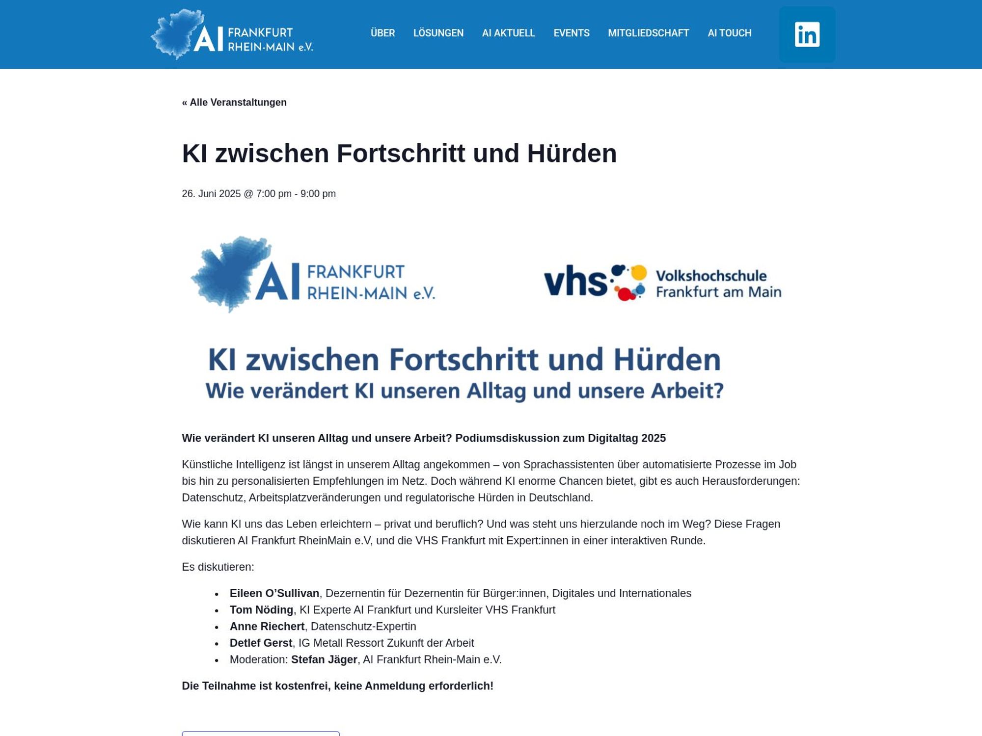 KI zwischen Fortschritt und Hürden screenshot
