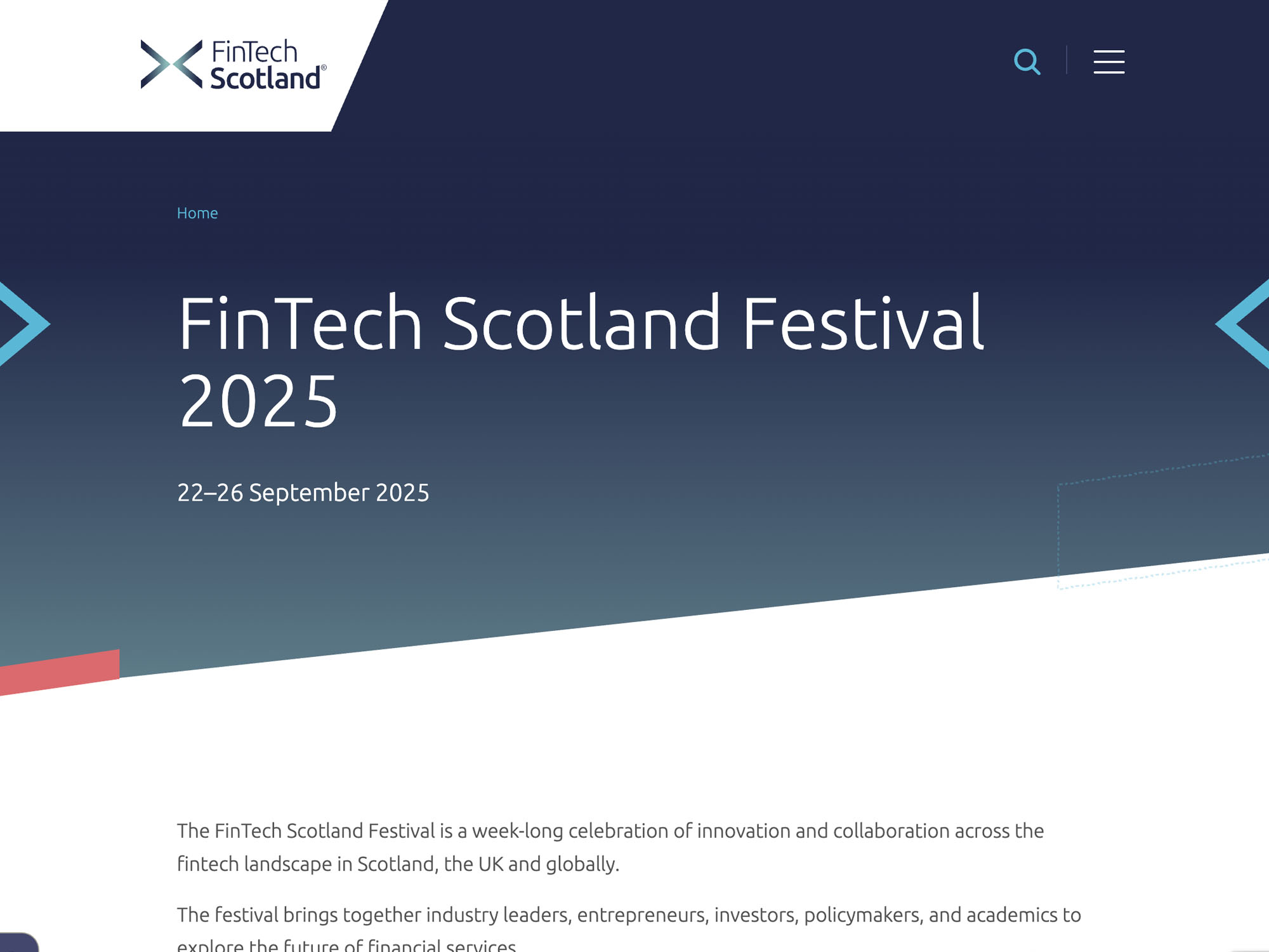 FinTech Scotland Festival 2025 screenshot