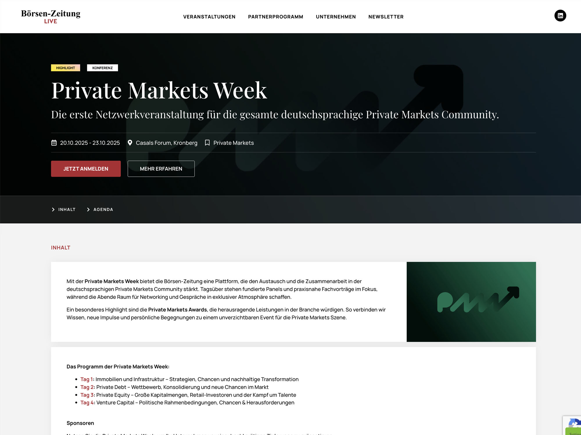 Private Markets Week (German) screenshot