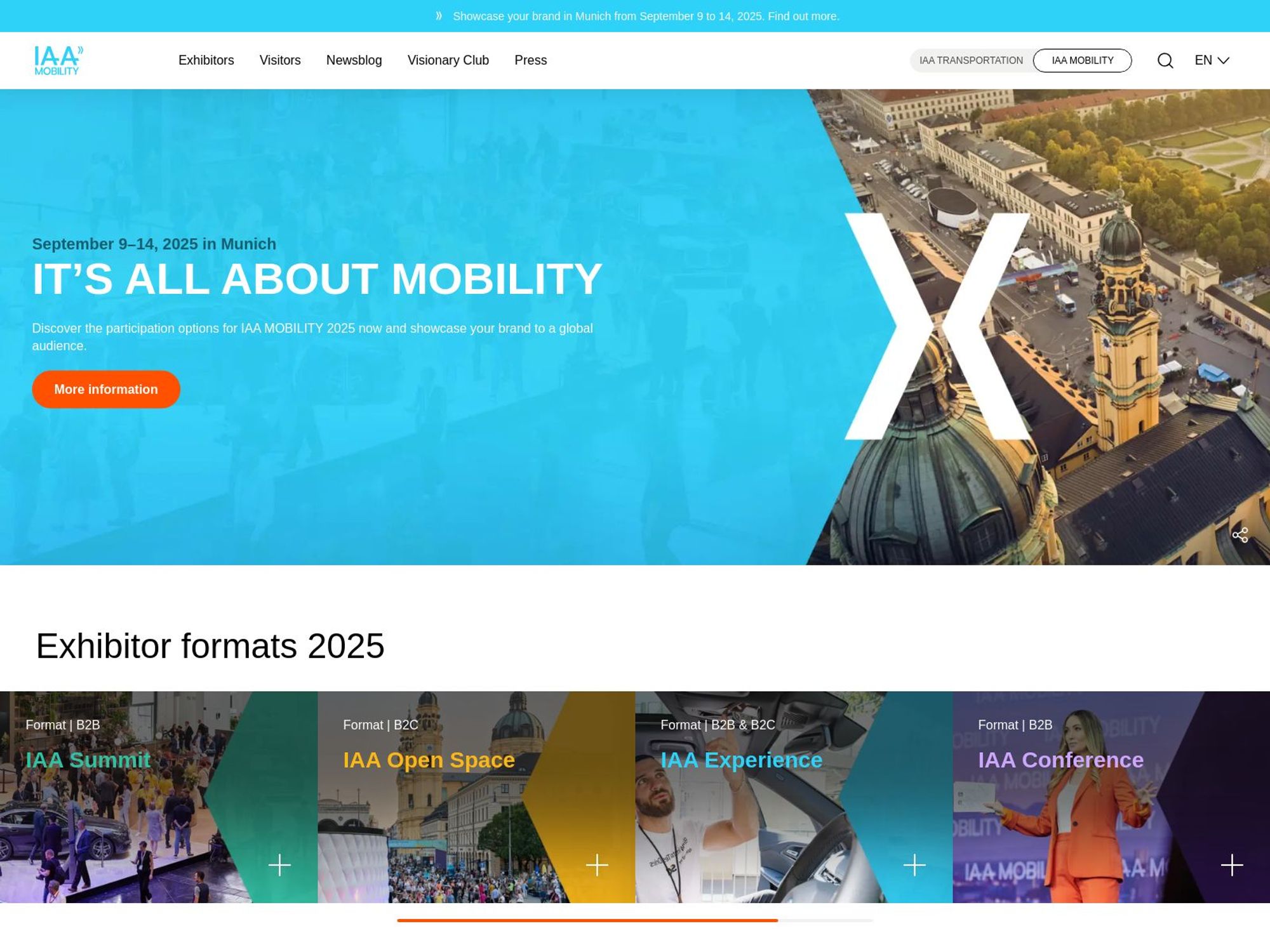 IAA Mobility 2025 - Internationale Automobil Ausstellung 2025 screenshot