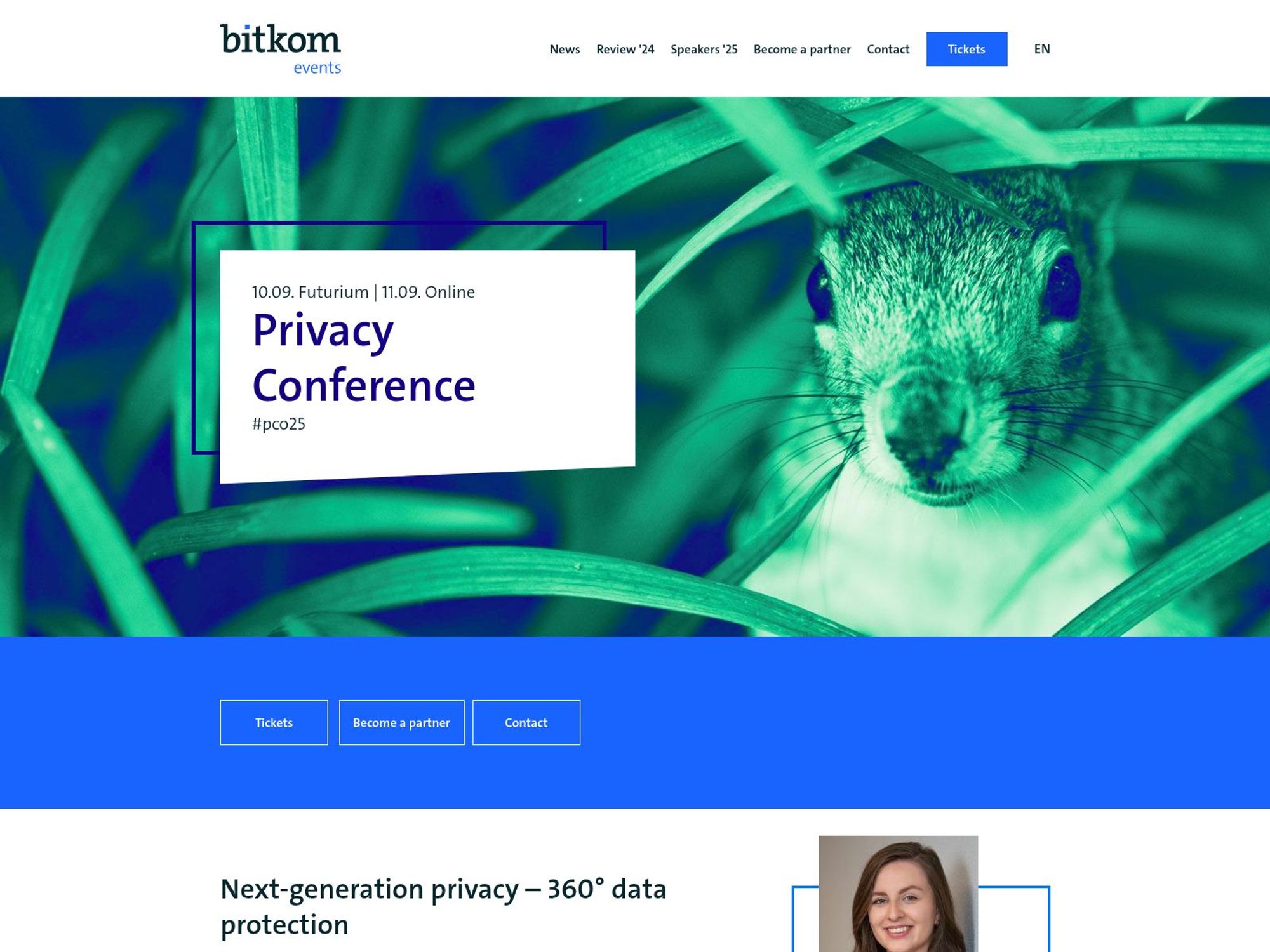 Bitkom Privacy Conference 2025 (PCO25) screenshot