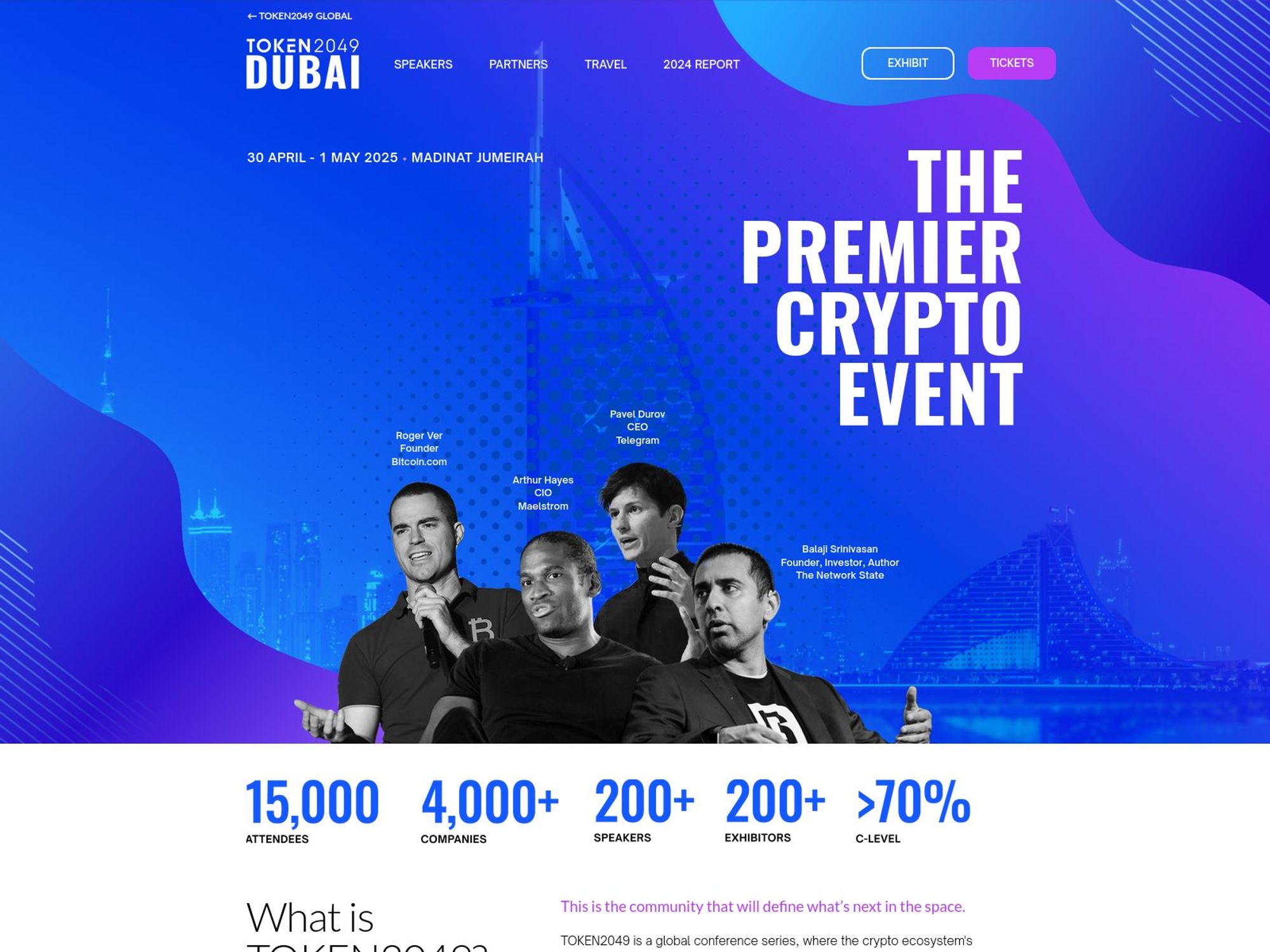 Token2049 Dubai 2025 screenshot