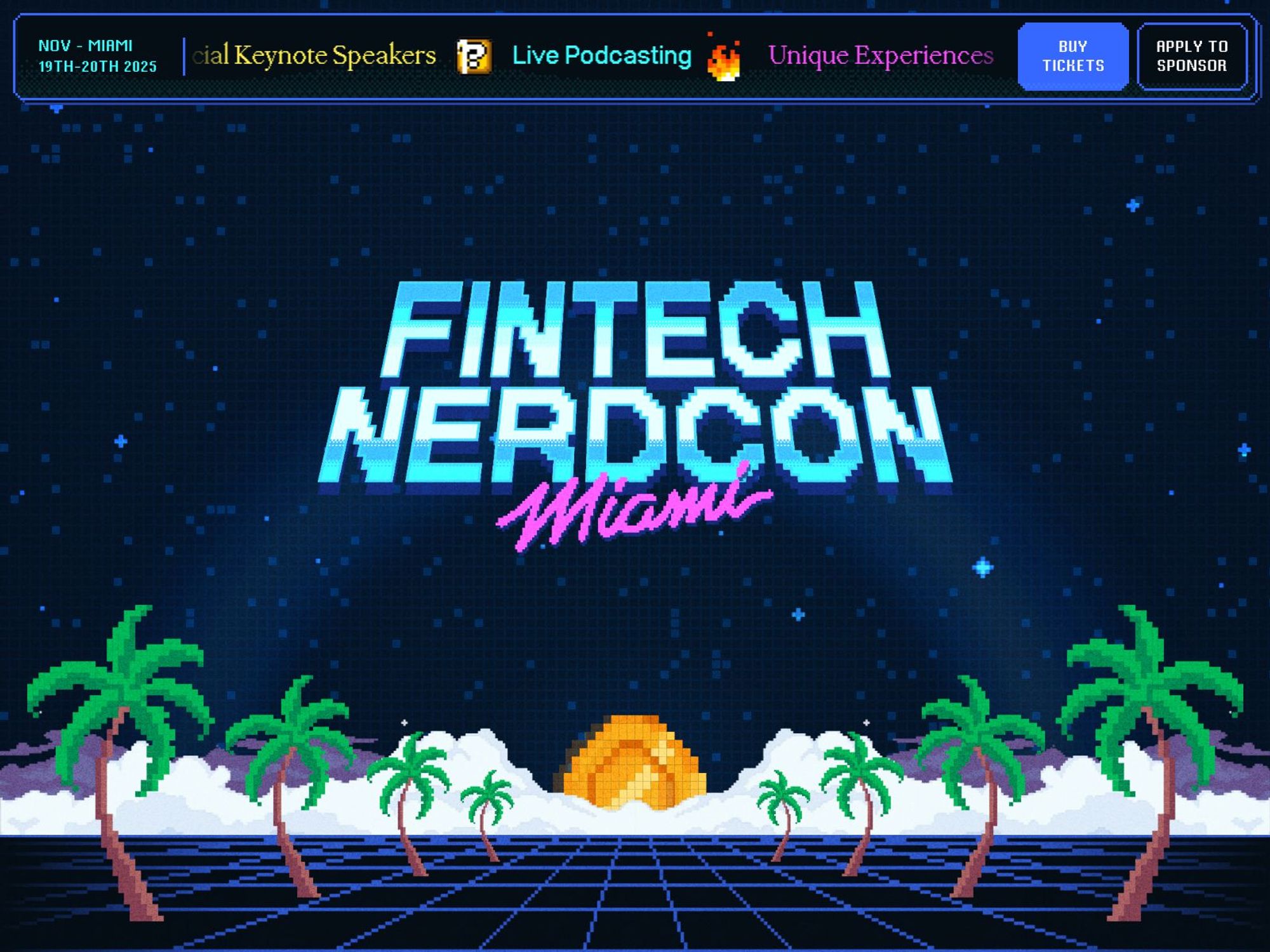 Fintech NerdCon website