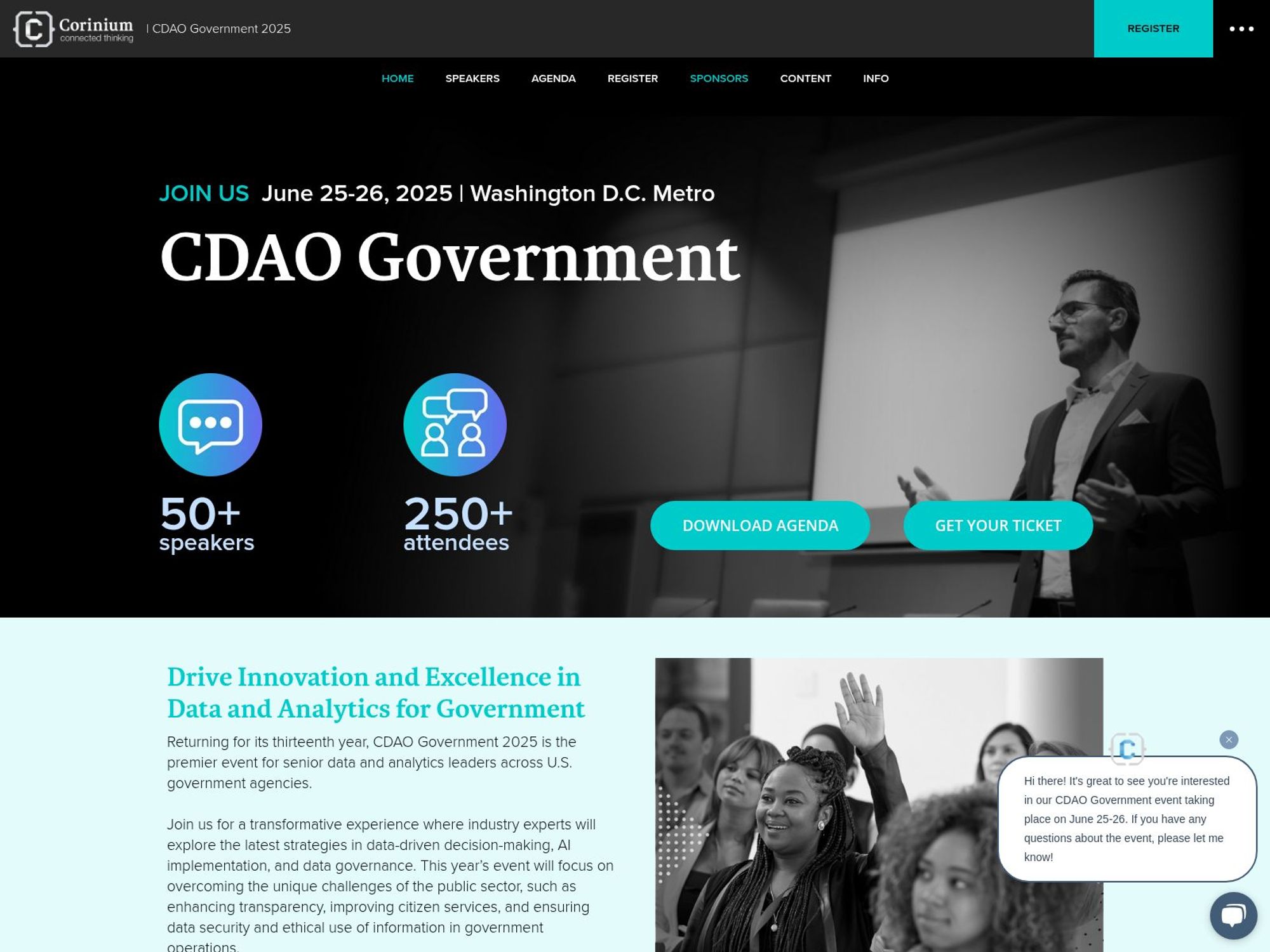 CDAO Government 2025 screenshot