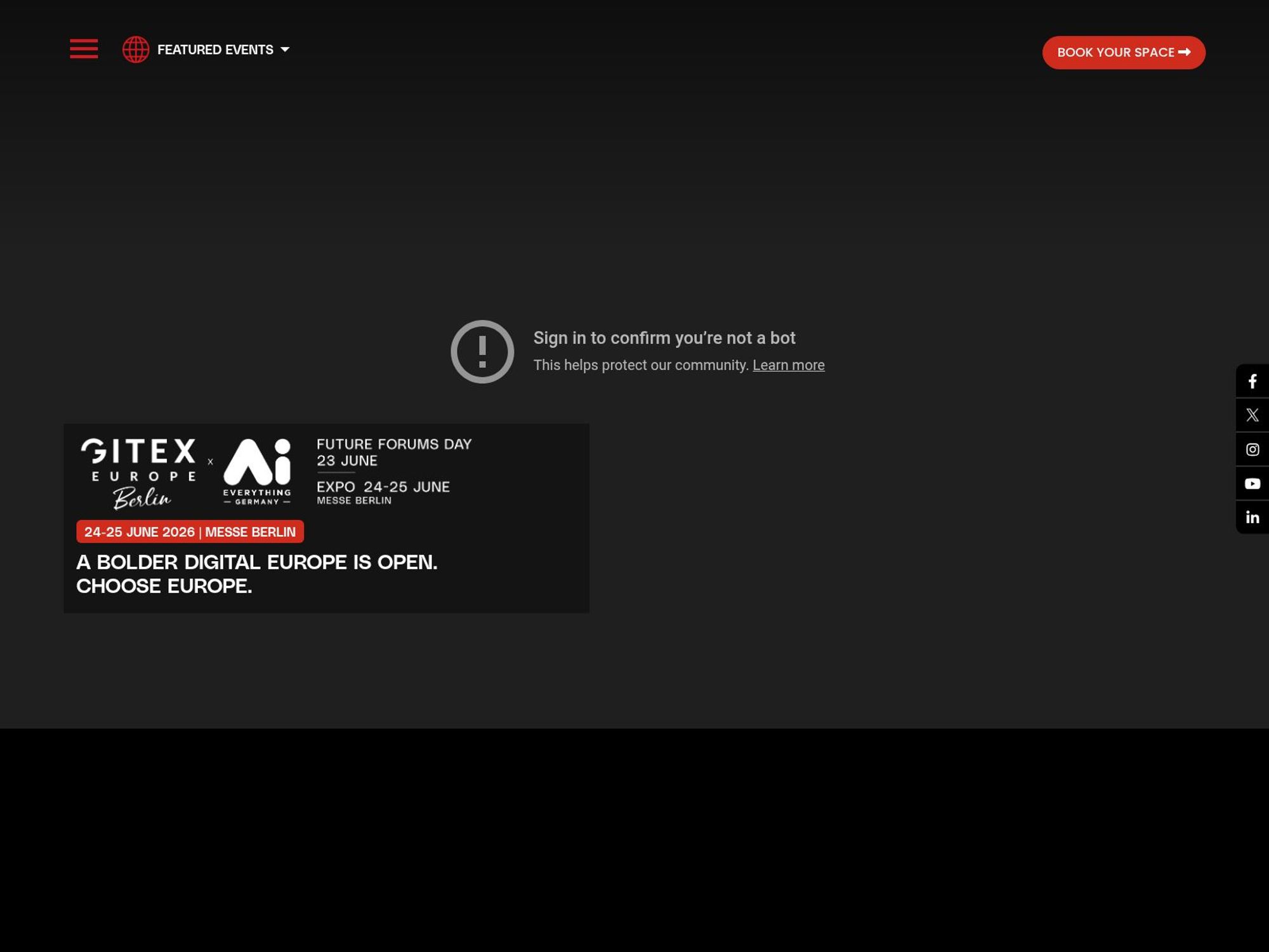 GITEX Europe 2026 screenshot