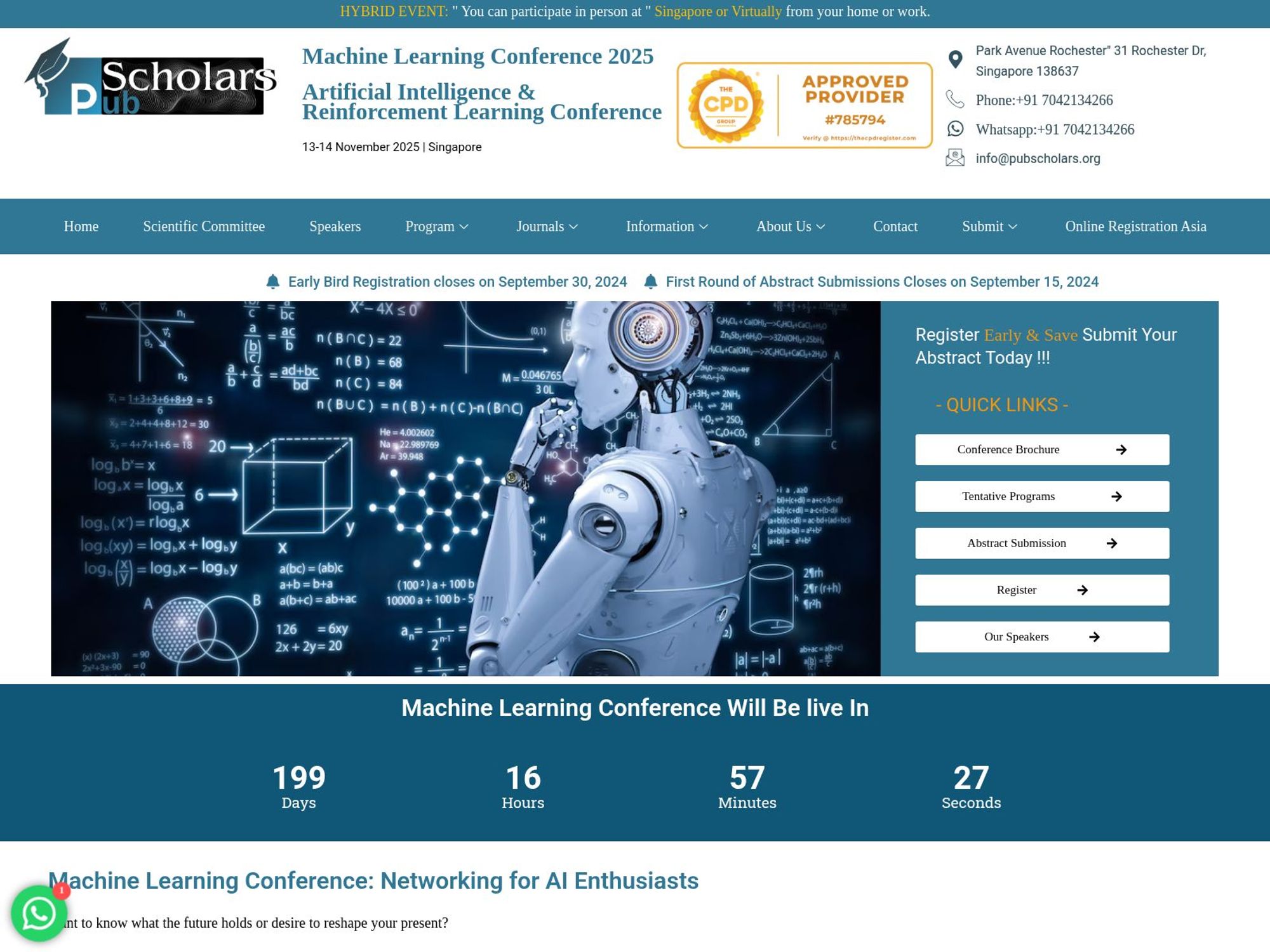 Machine Learning Conference 2025 screenshot