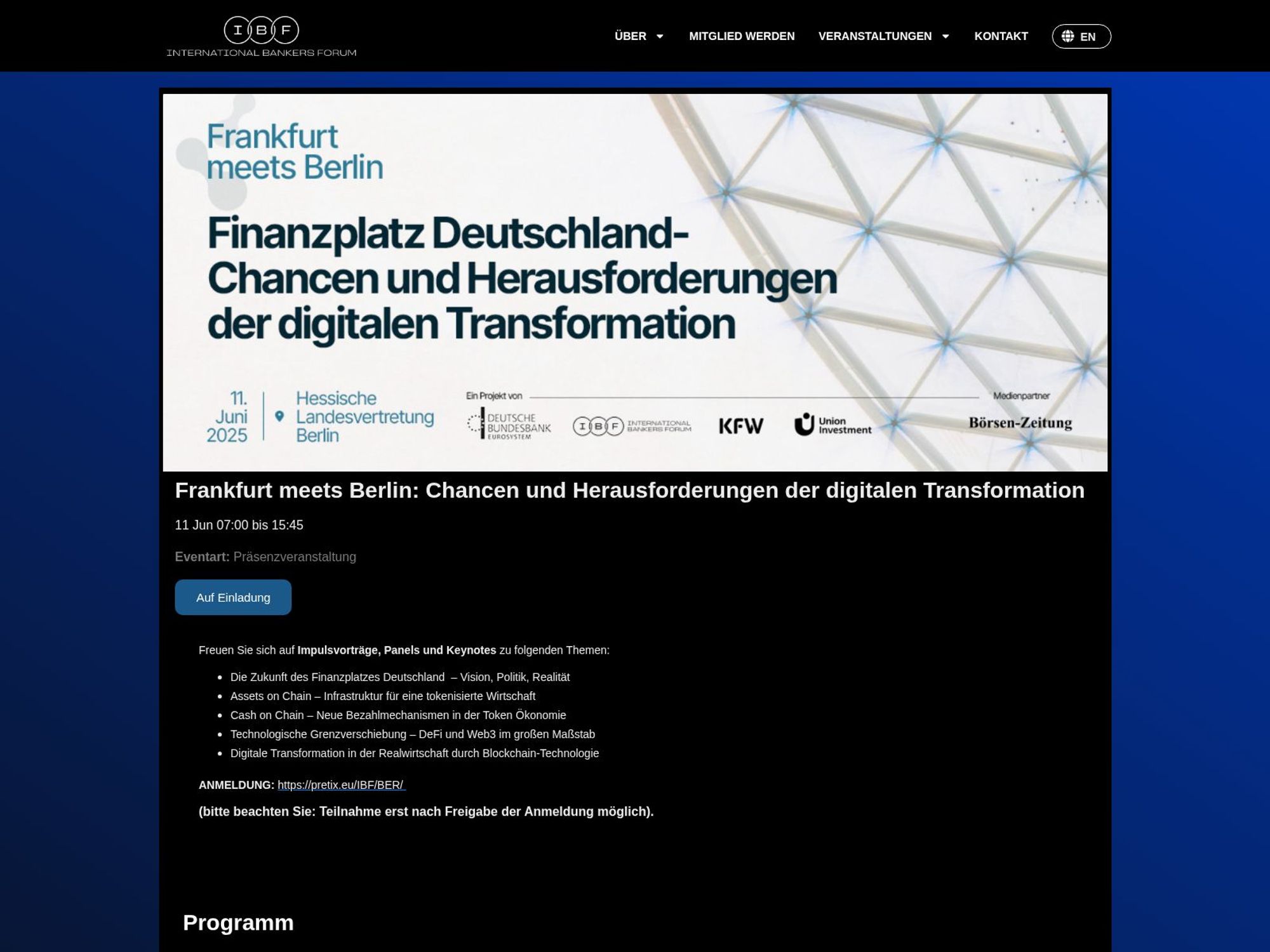 Frankfurt meets Berlin: Chancen und Herausforderungen der digitalen Transformation screenshot