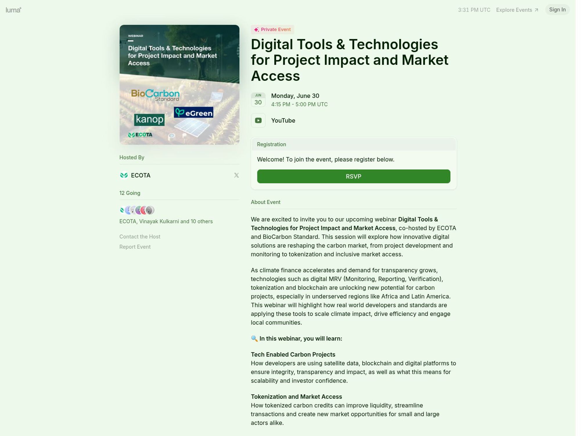 Digital Tools & Technologies for Project Impact and Market Access screenshot
