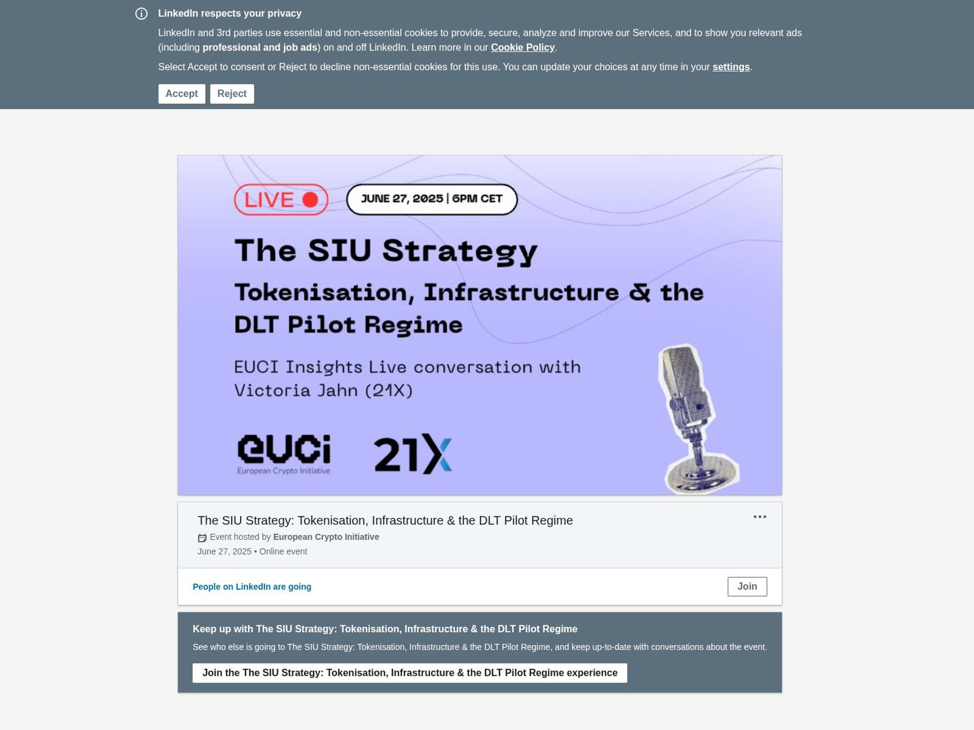 The SIU Strategy: Tokenisation, Infrastructure & the DLT Pilot Regime screenshot