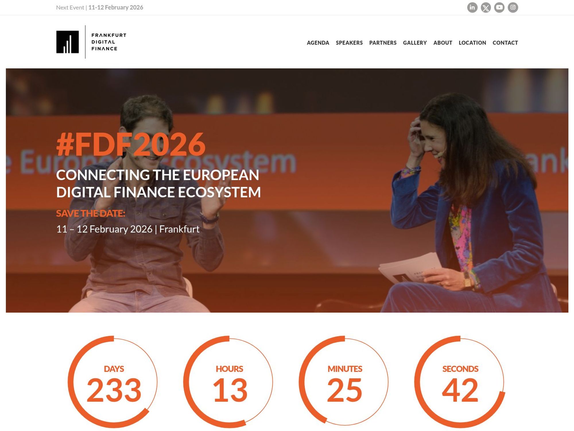 Frankfurt Digital Finance 2026 website