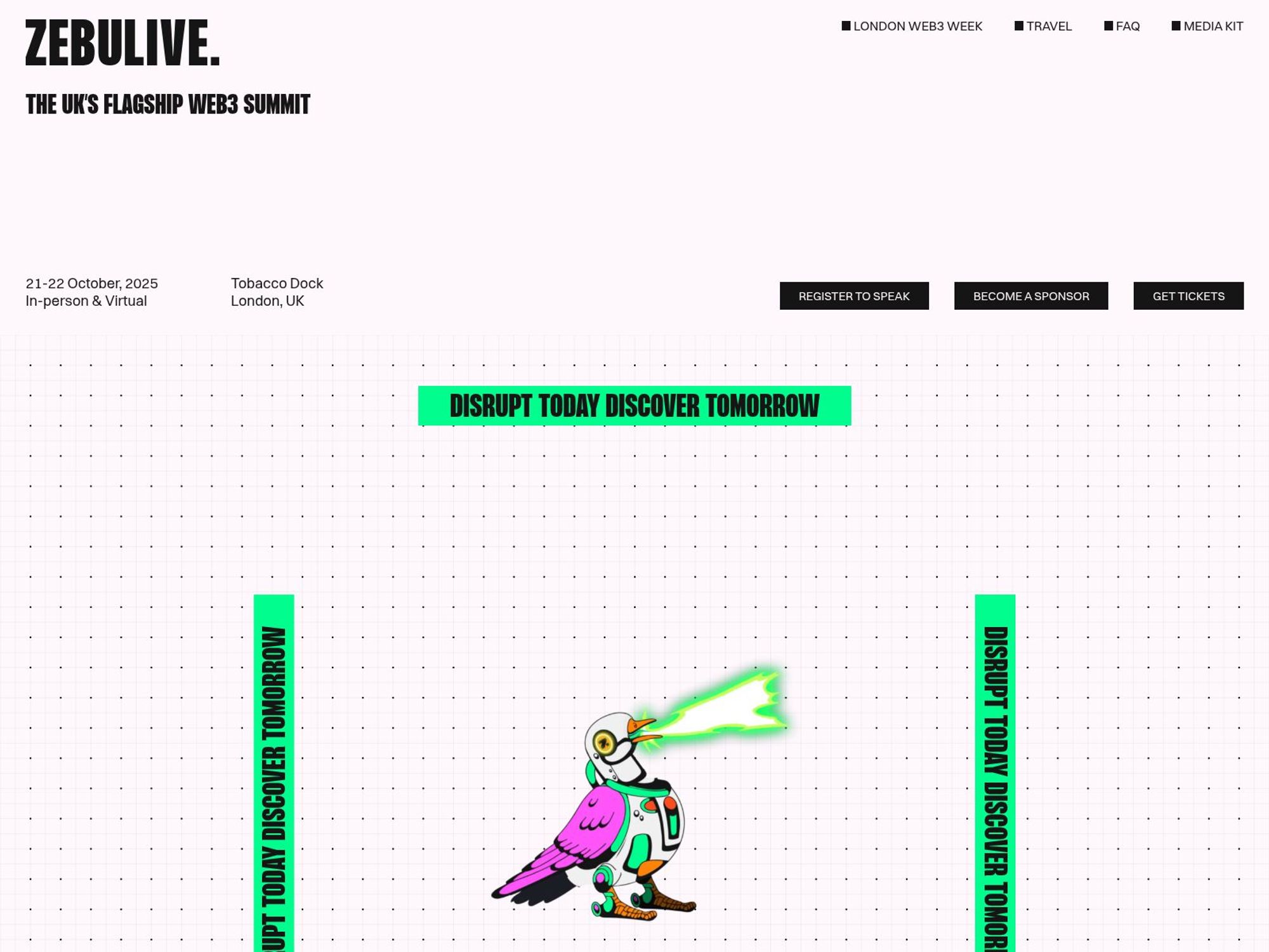 Zebu Live 2025 website