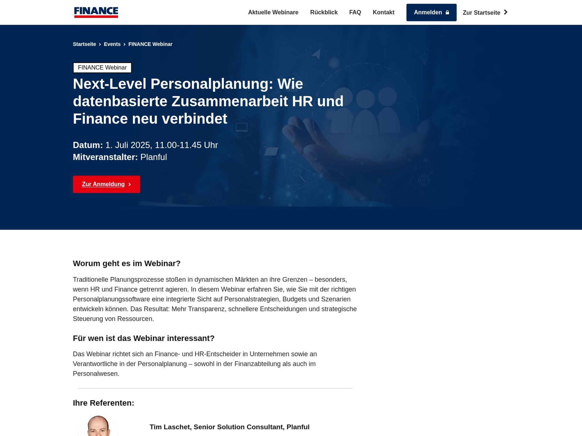 Next-Level Personalplanung: Wie datenbasierte Zusammenarbeit HR und Finance neu verbindet website