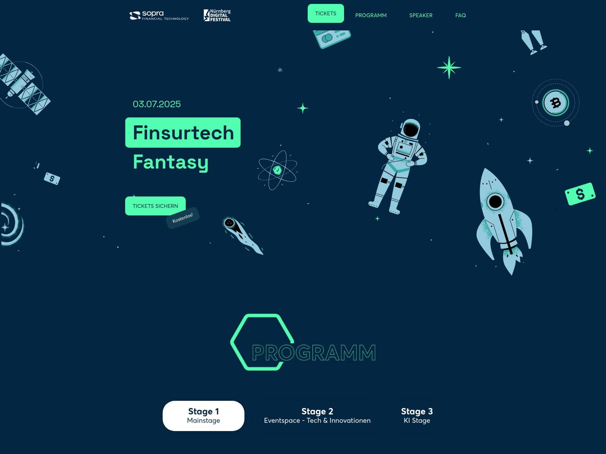Finsurtech Fantasy 2025 website