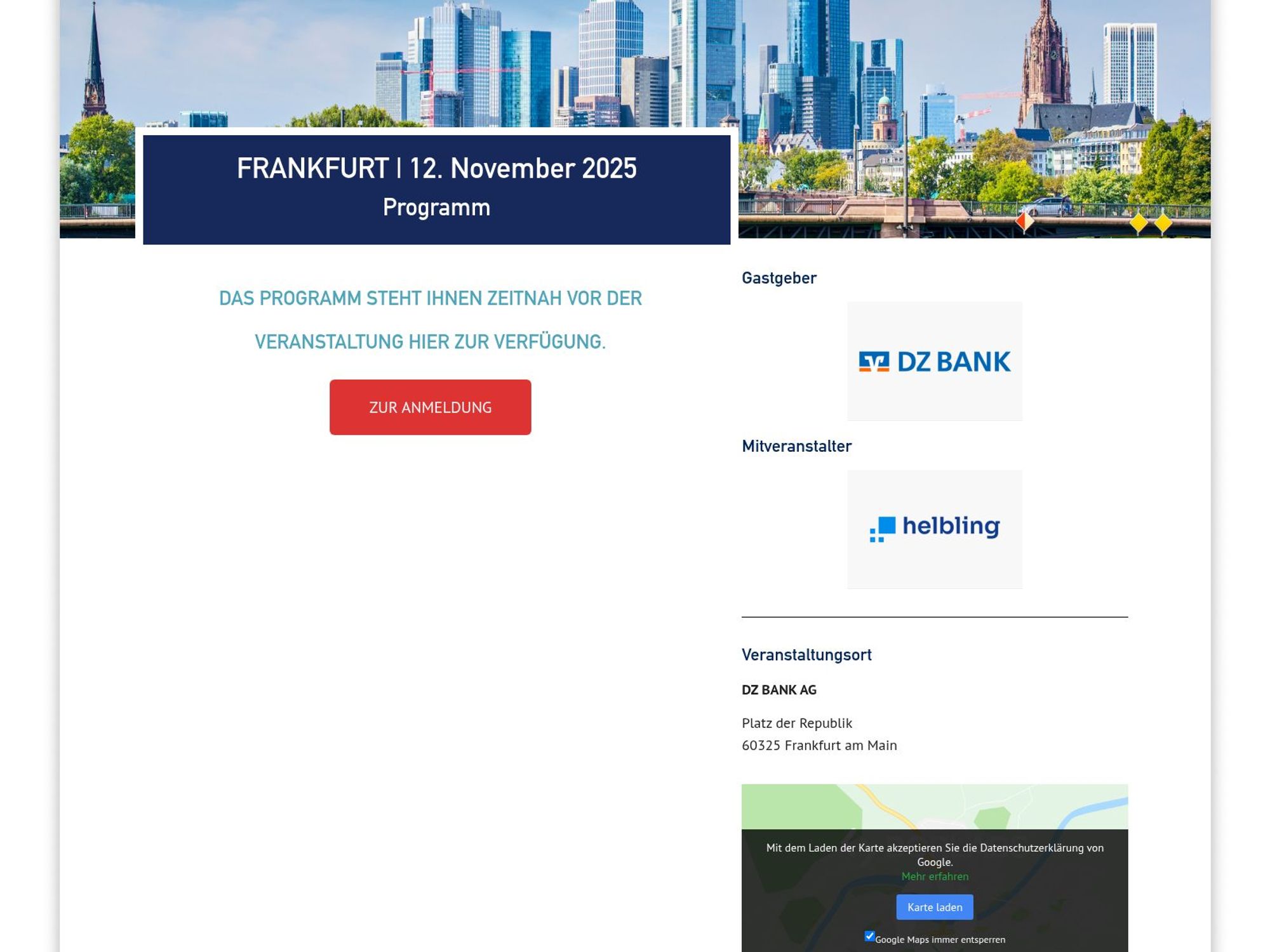 Forum Corporate Banking website