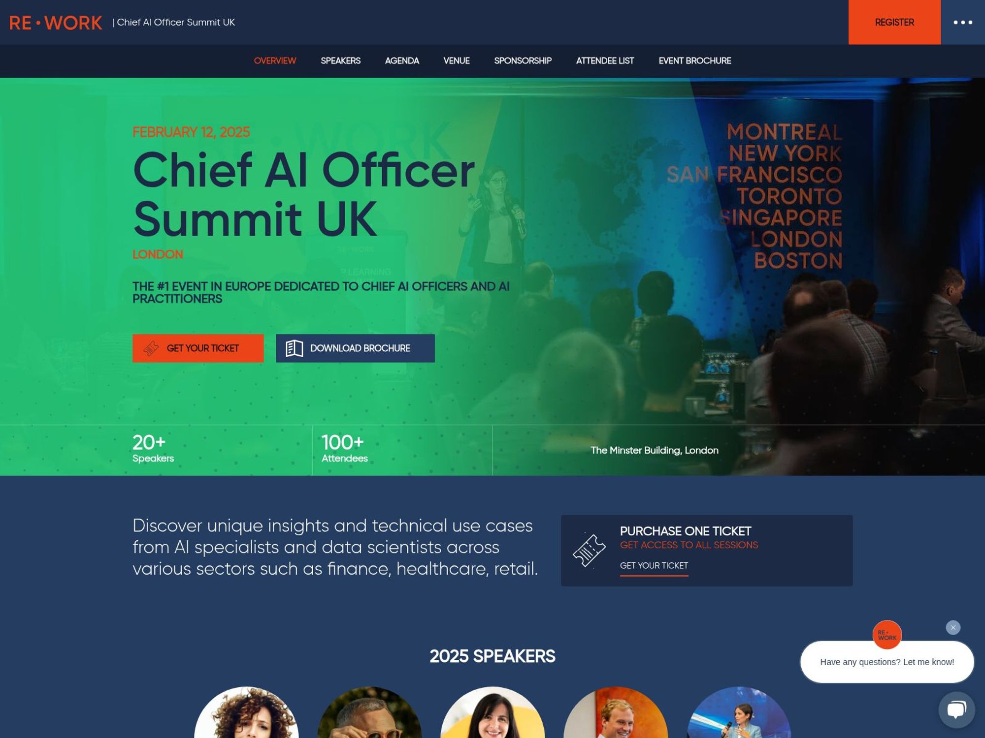 Chief AI Officer Summit UK 2026 website
