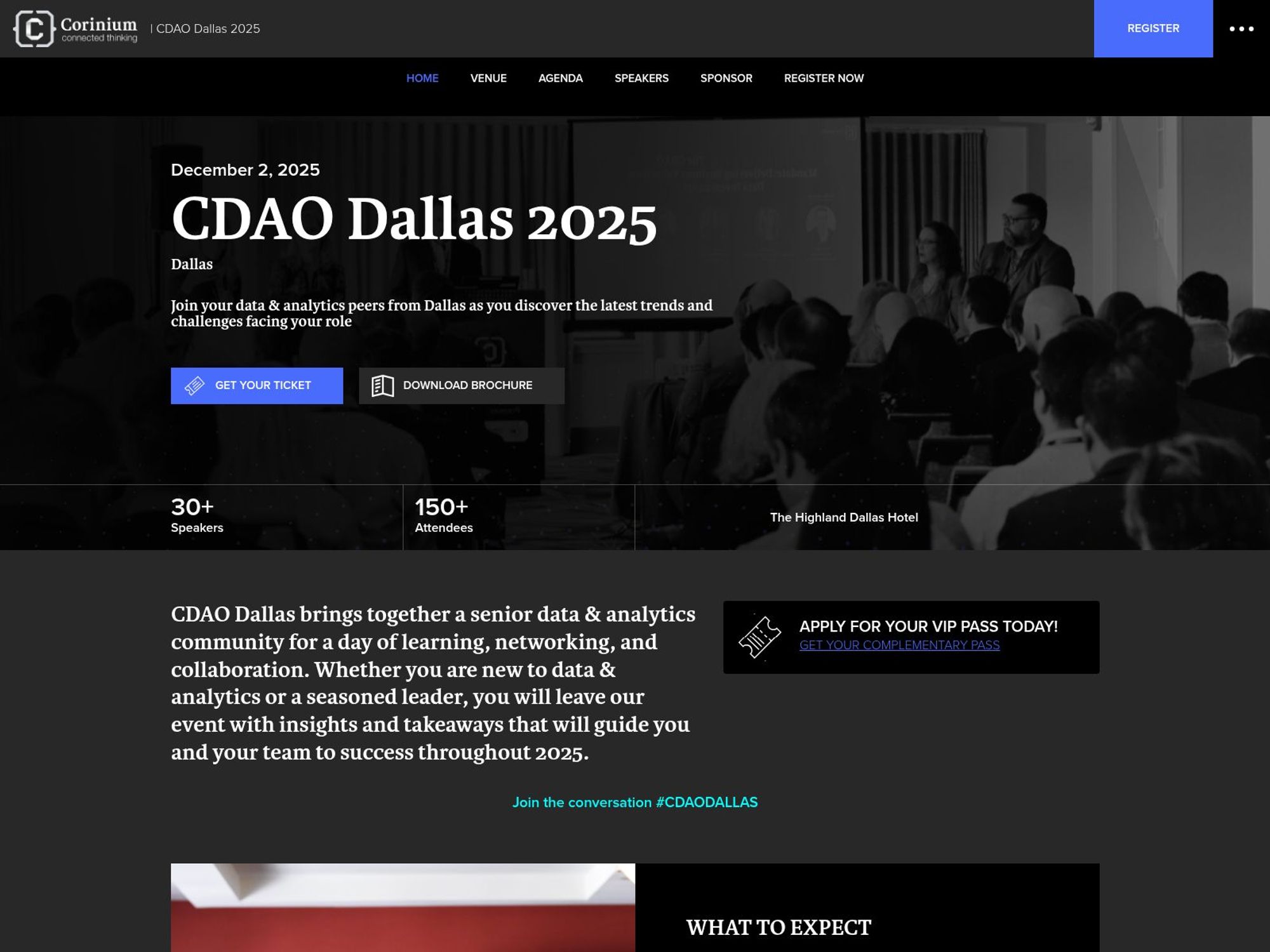 CDAO Dallas 2025 website