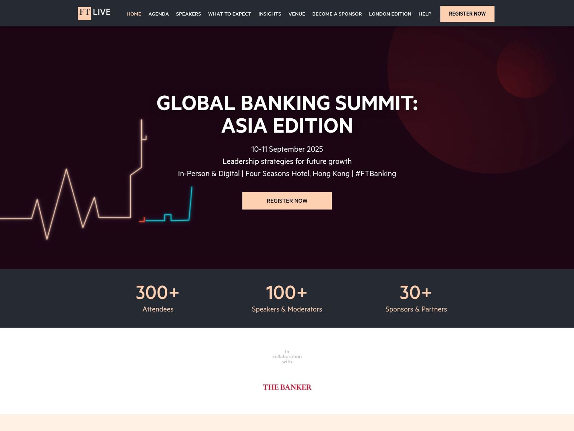 Global Banking Summit: Asia Edition 2025 - FT Live website