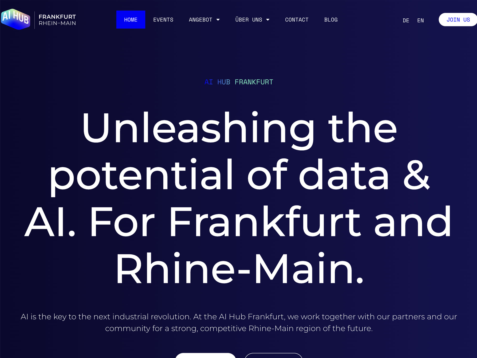 AI Hub Frankfurt Partner Club screenshot