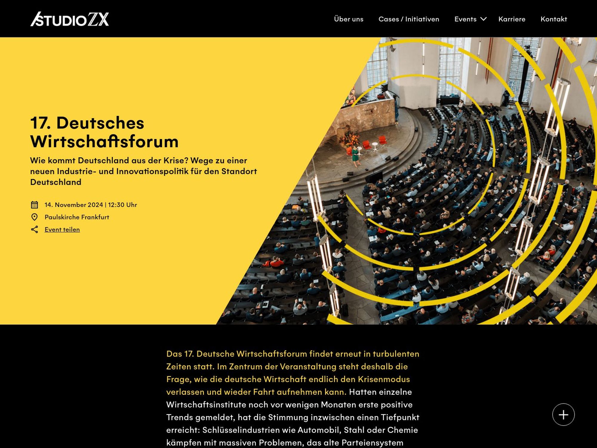18. Deutsches Wirtschaftsforum screenshot