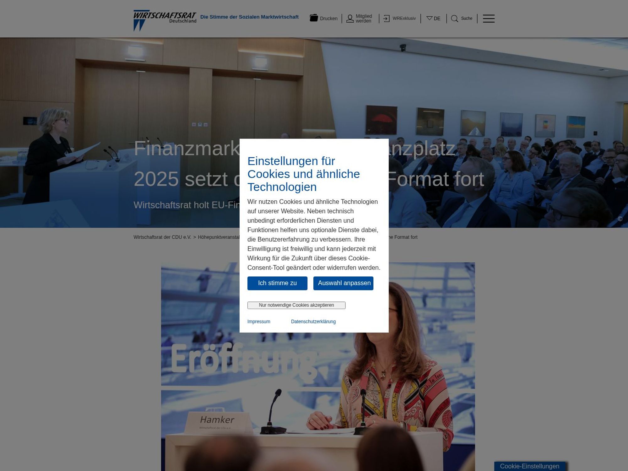 Finanzmarktklausur am Finanzplatz screenshot