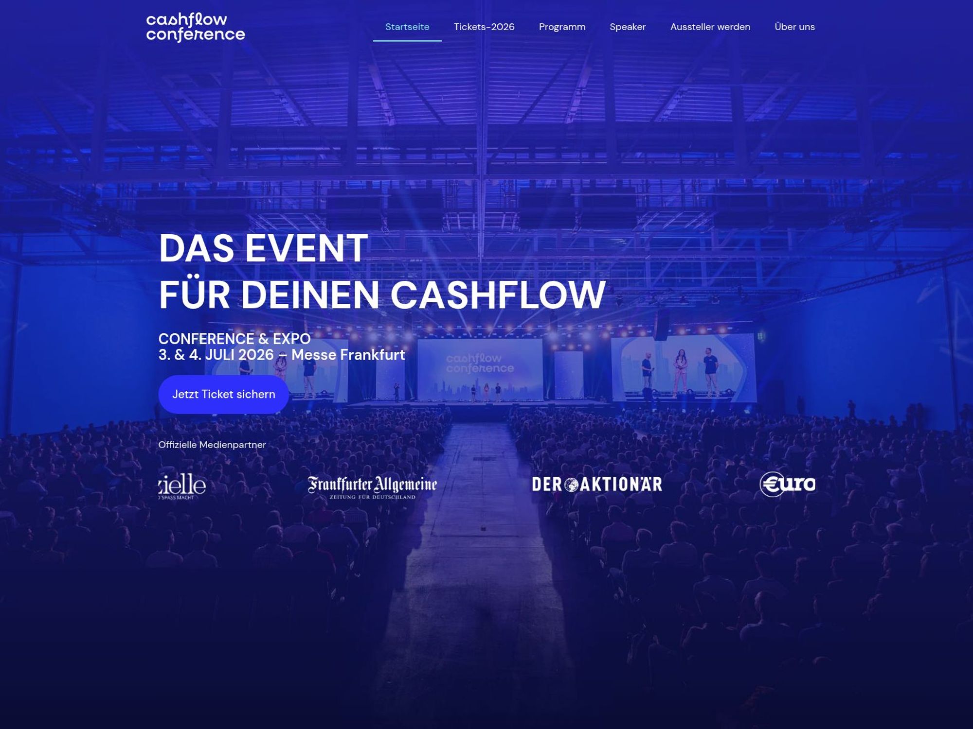Cashflow Conference 2026 website