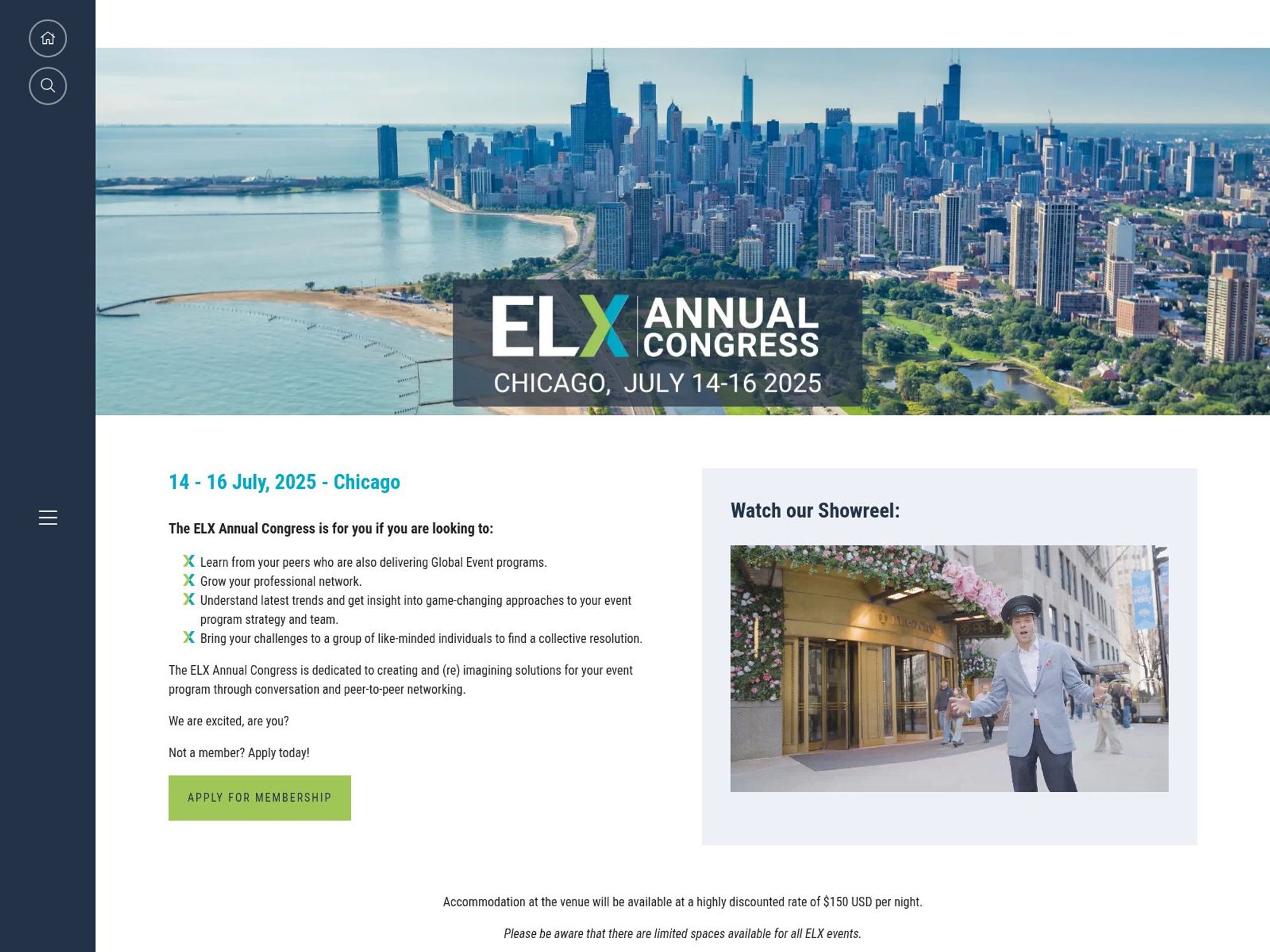 ELX Annual Congress 2025 screenshot