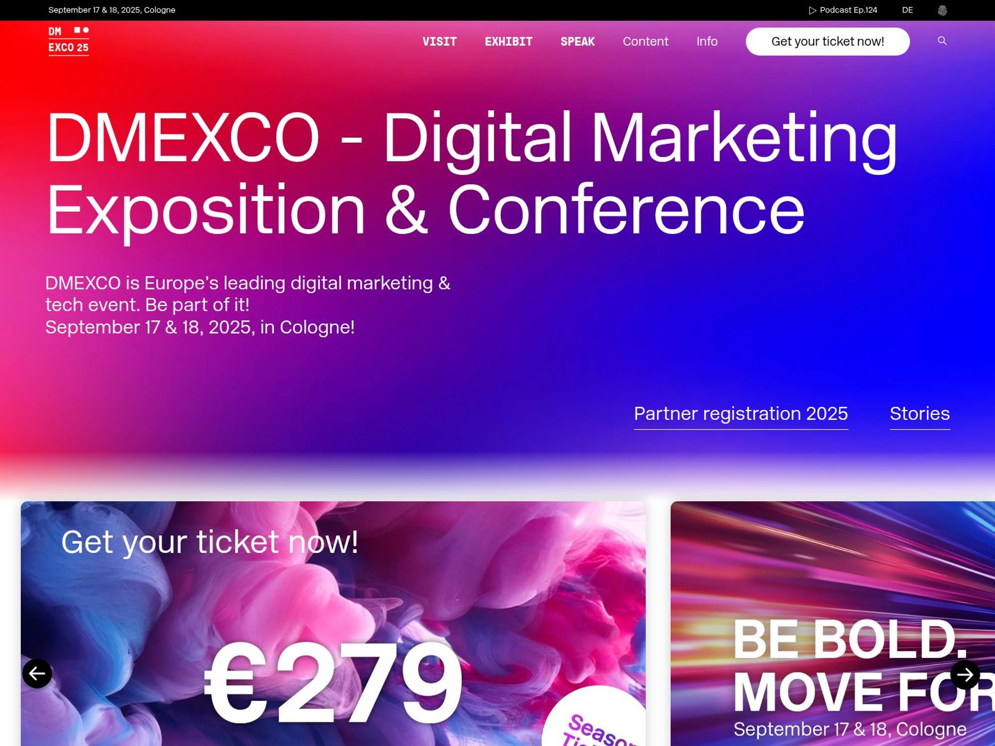 DMEXCO 2025 website